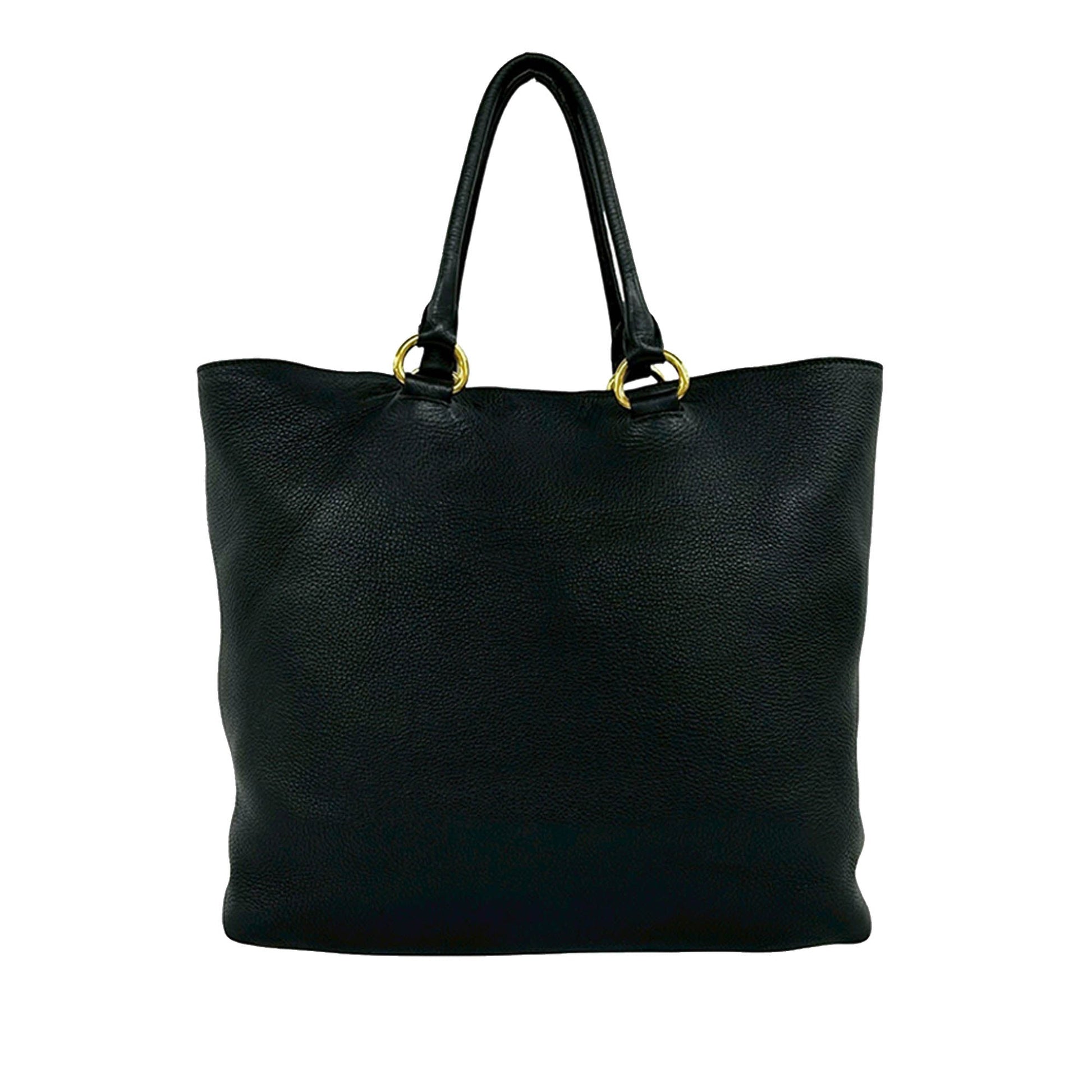 Prada Vitello Daino Open Convertible Tote