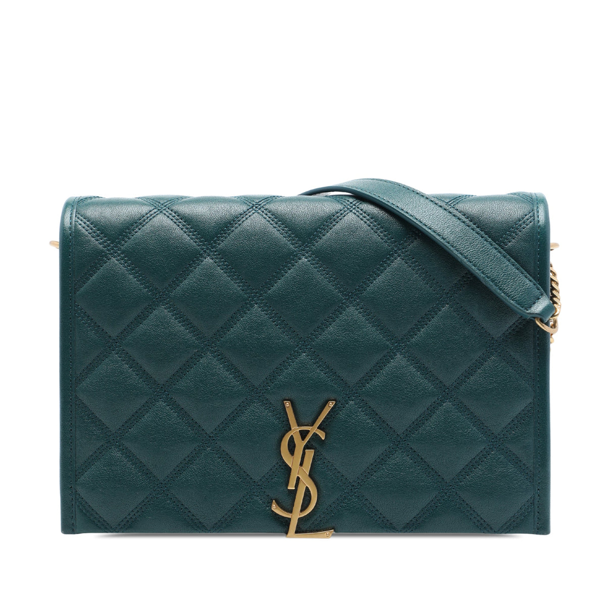 Saint Laurent Mini Quilted Lambskin Becky Chain Shoulder Bag