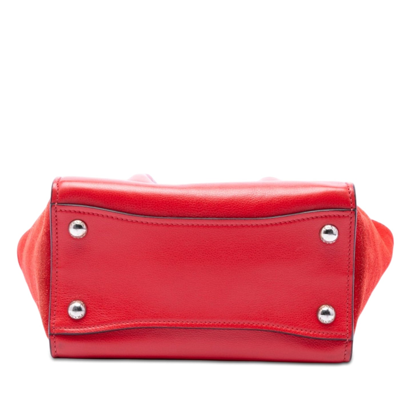 Prada Small Glace Calf Twin Pocket Satchel