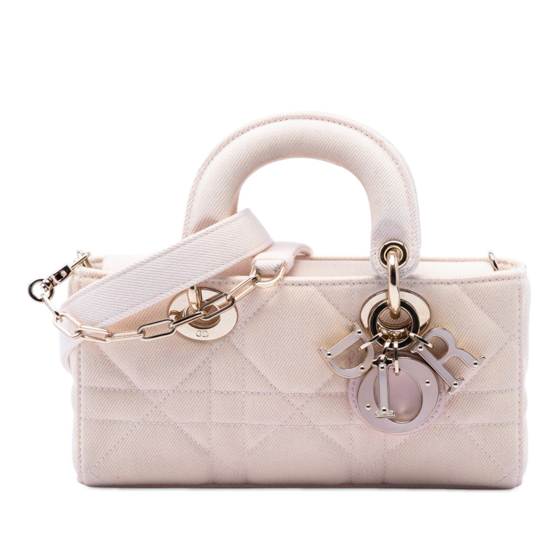 Dior Small Denim Macrocannage Lady D Joy