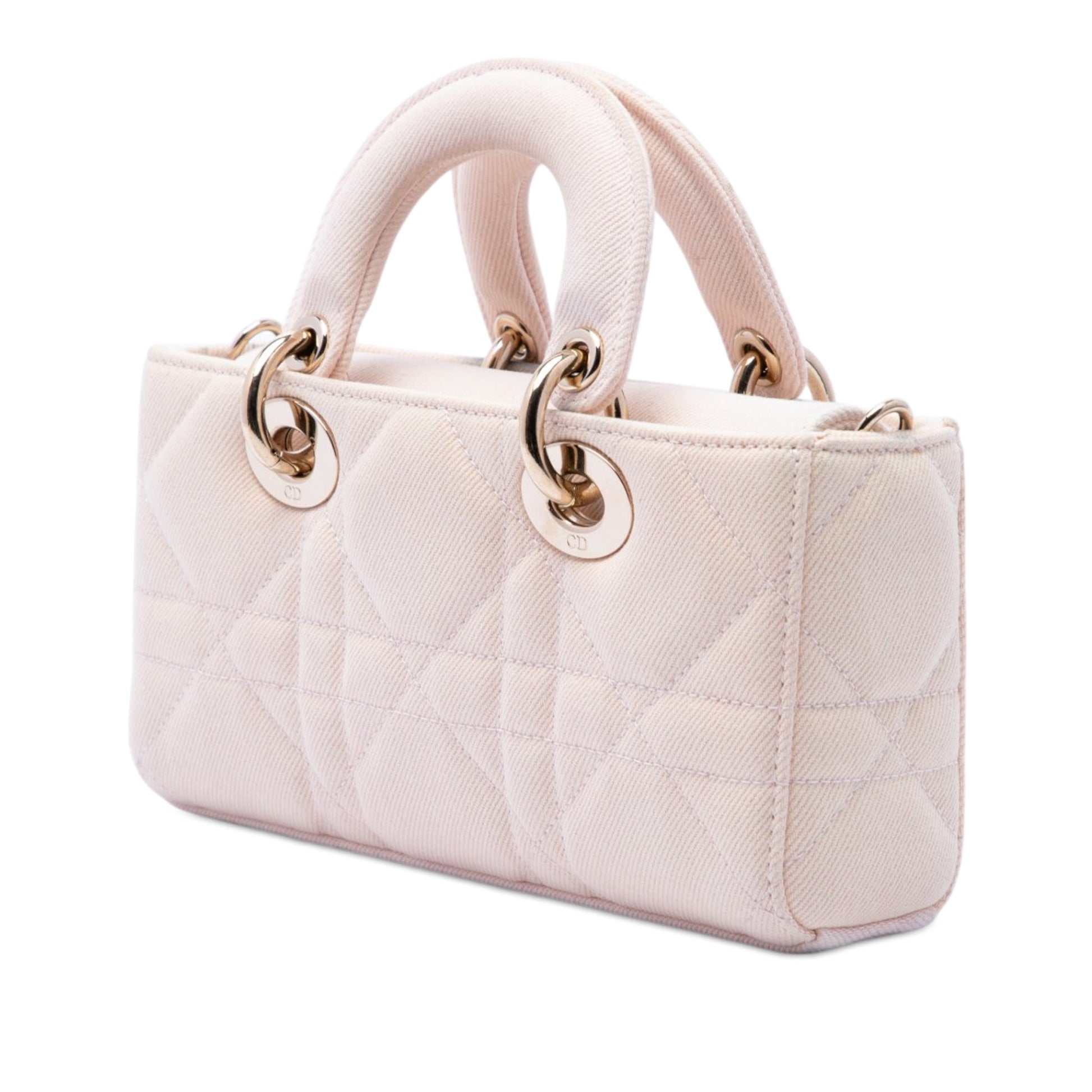 Dior Small Denim Macrocannage Lady D Joy