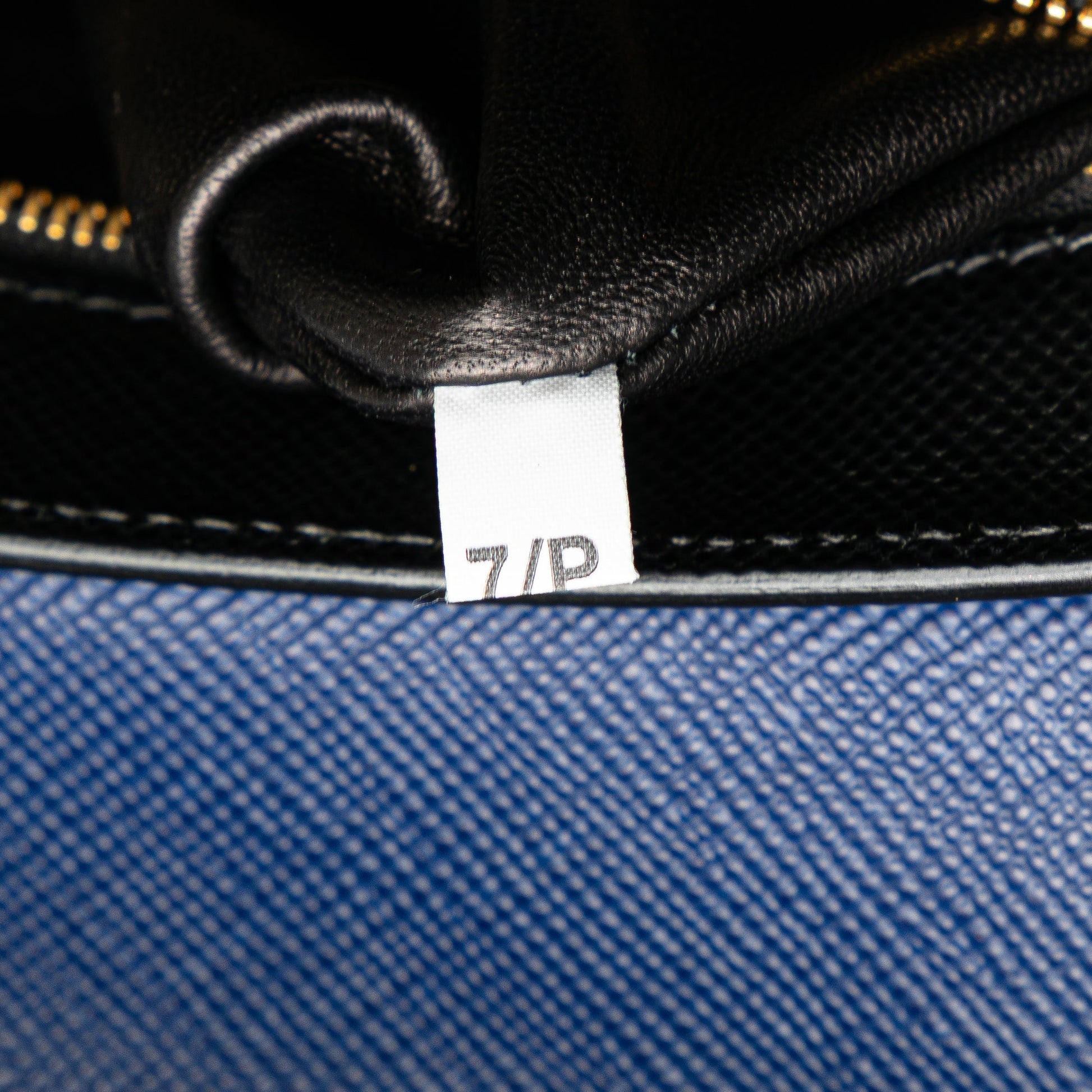 Prada Bicolor Saffiano Cuir Flap Crossbody