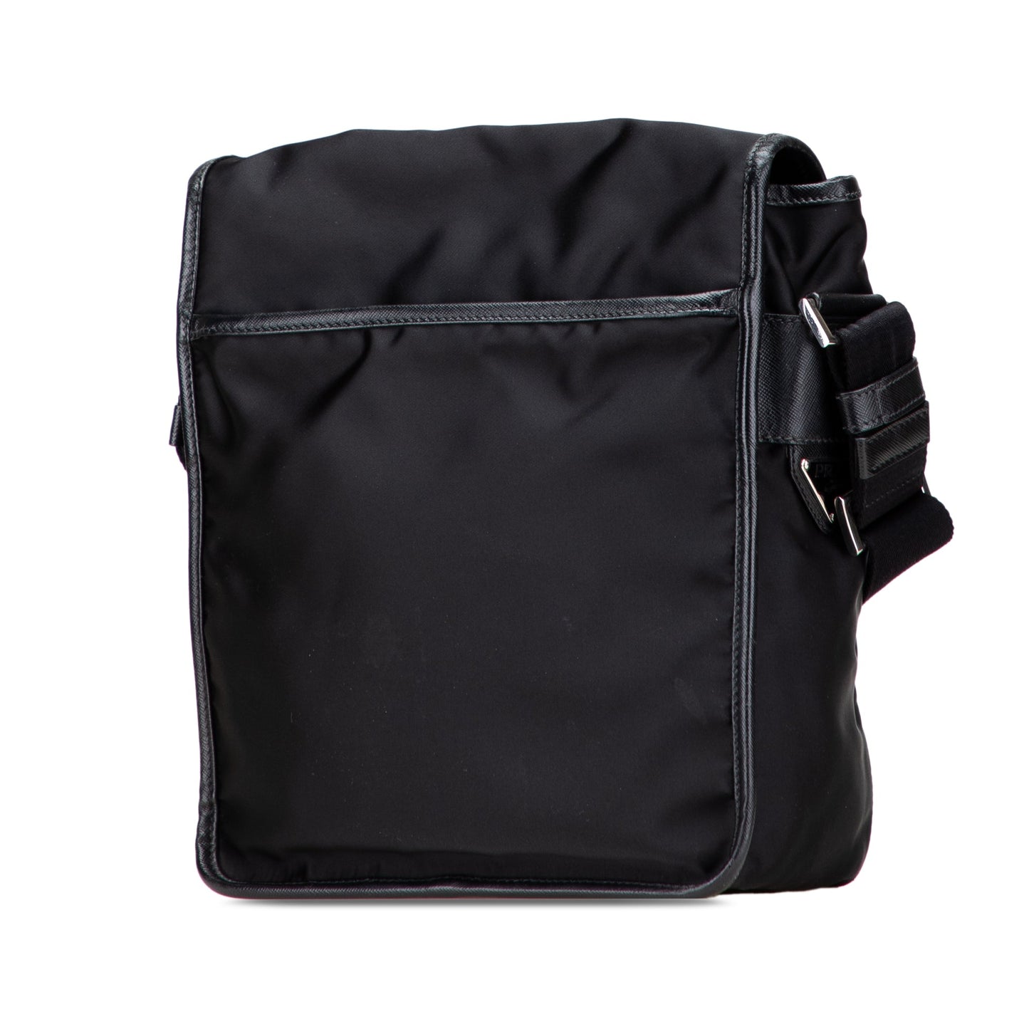 Prada Tessuto Buckle Messenger Bag