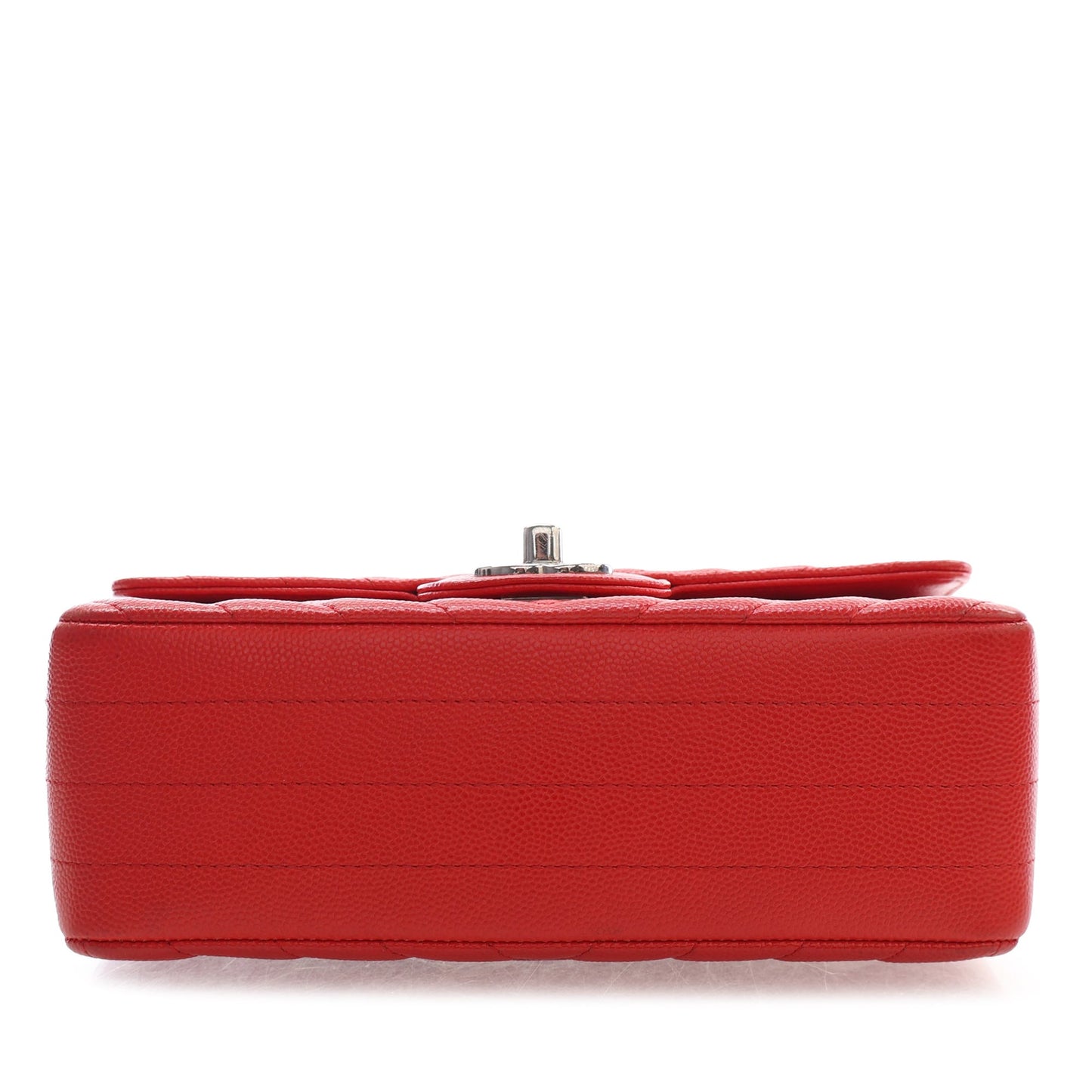 Chanel Mini Rectangular Classic Chevron Caviar Single Flap
