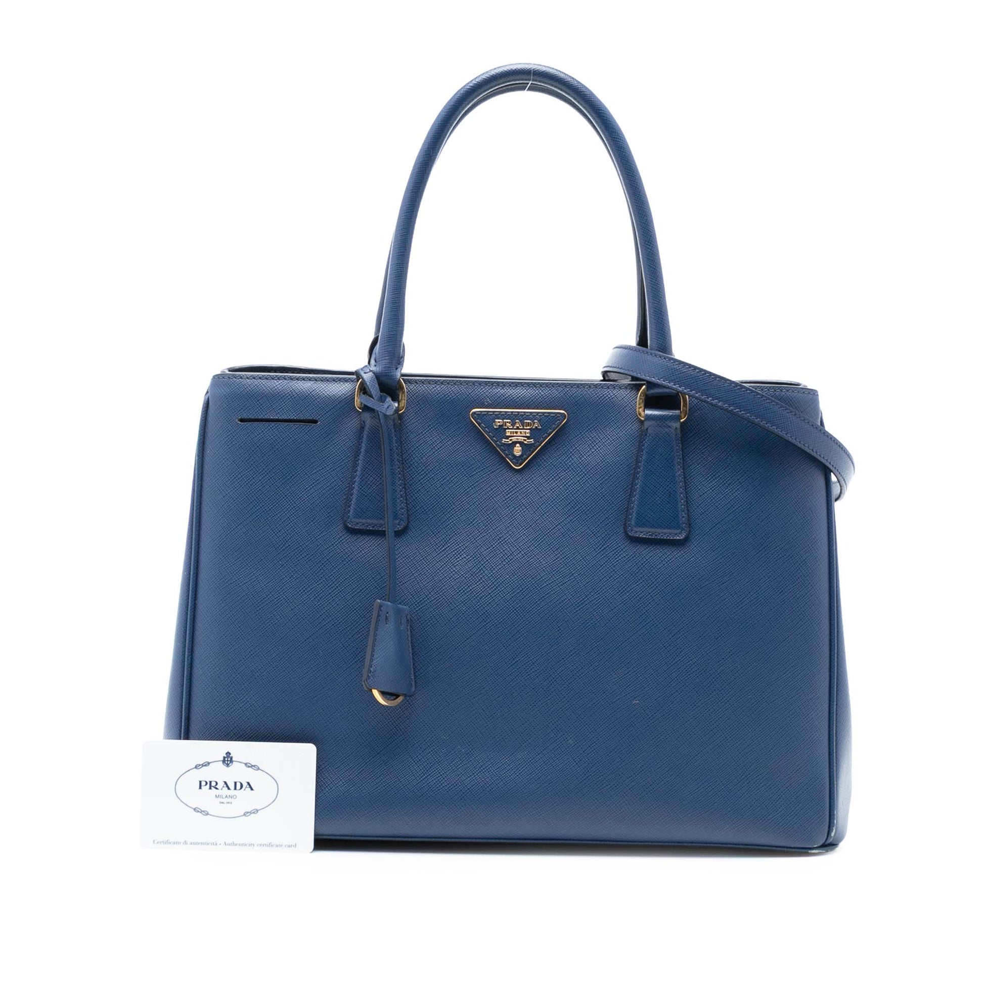 Prada Medium Saffiano Lux Galleria Satchel