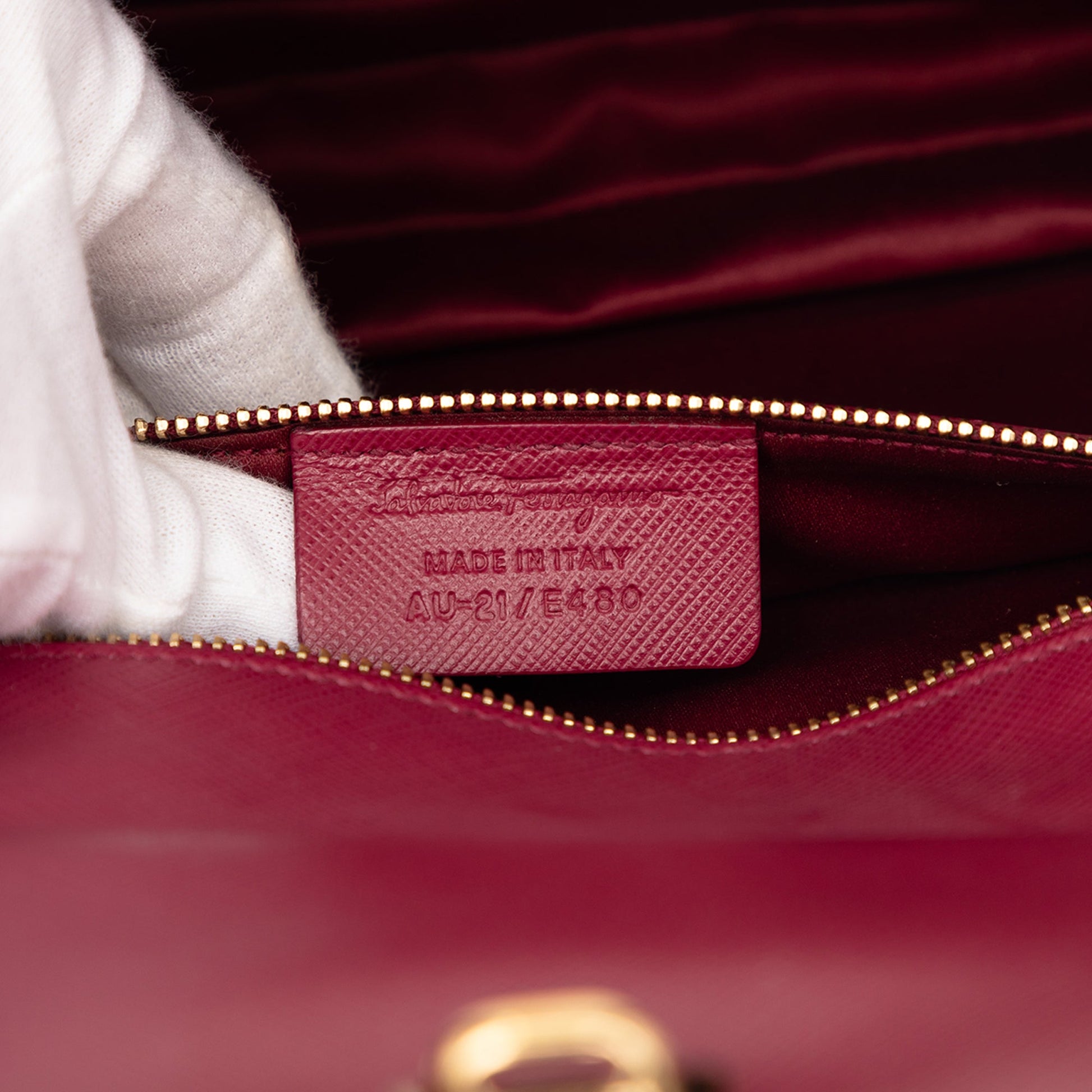 Ferragamo Medium Leather Vara Ginny Crossbody