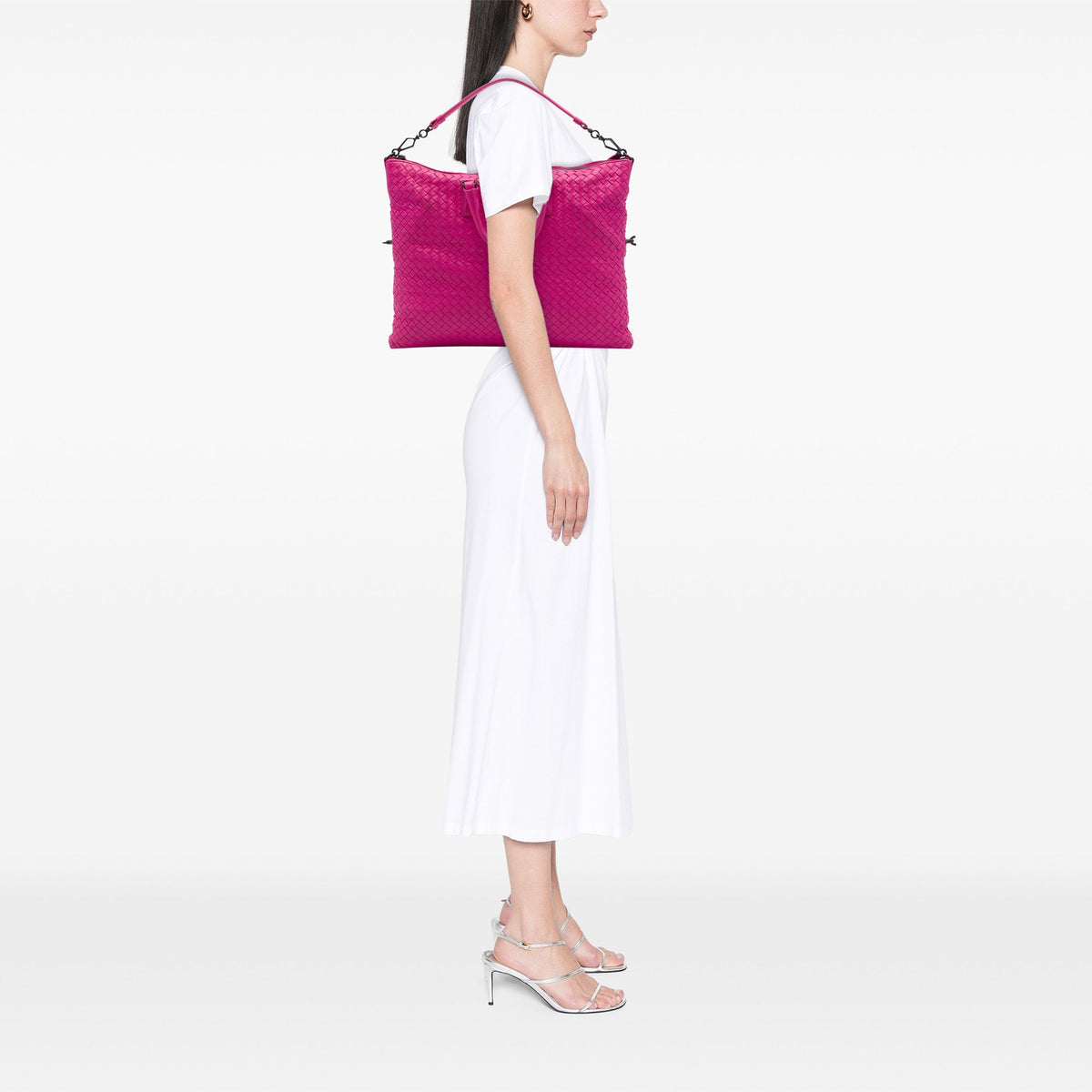 Bottega Veneta Medium Nappa Intrecciato Convertible Tote