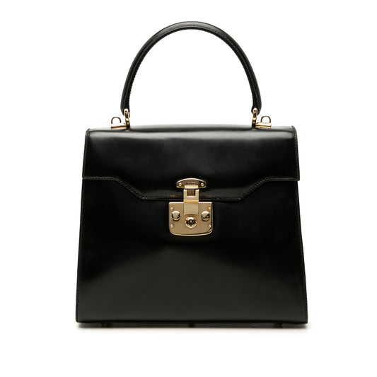 Gucci Calfskin Lady Lock Satchel