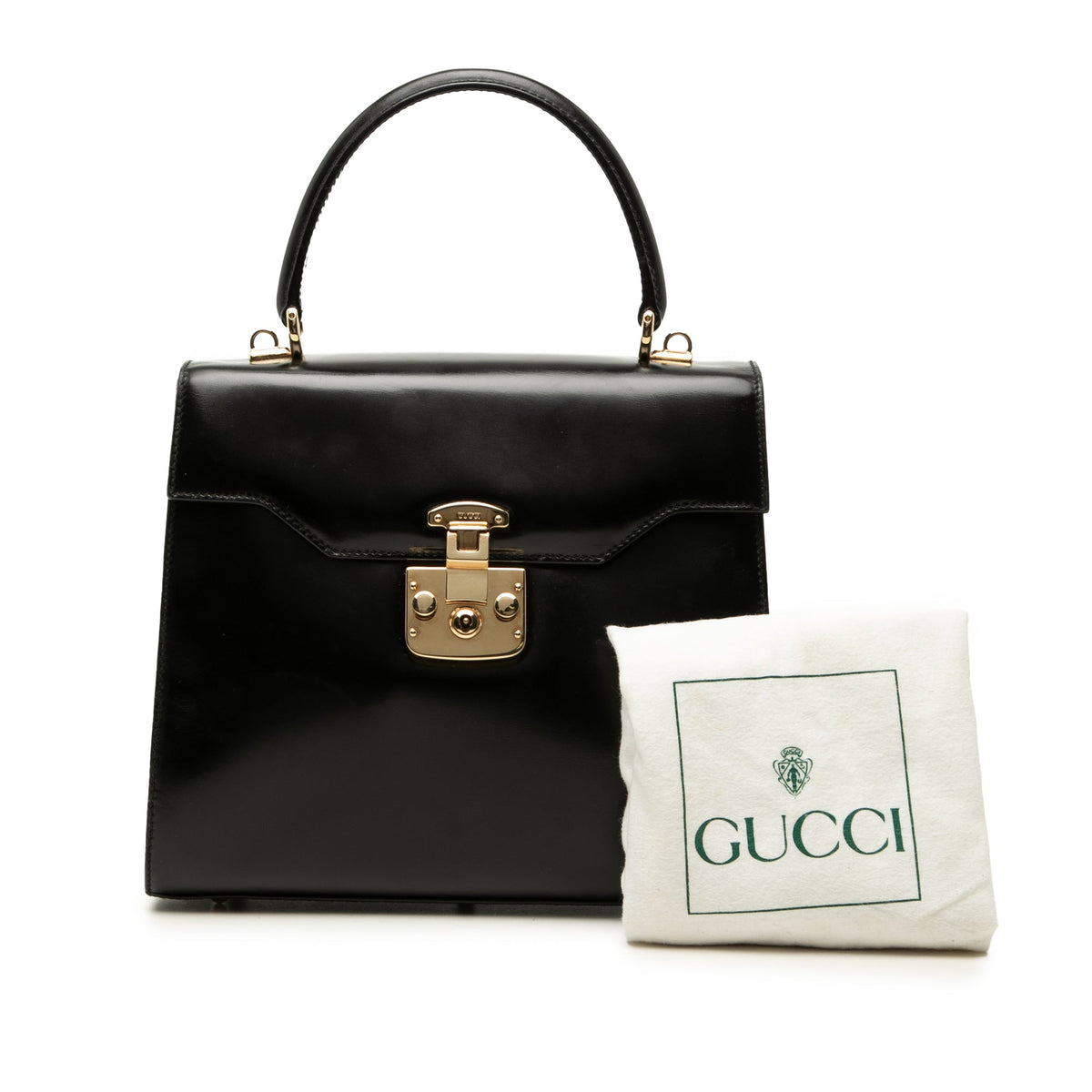 Gucci Calfskin Lady Lock Satchel