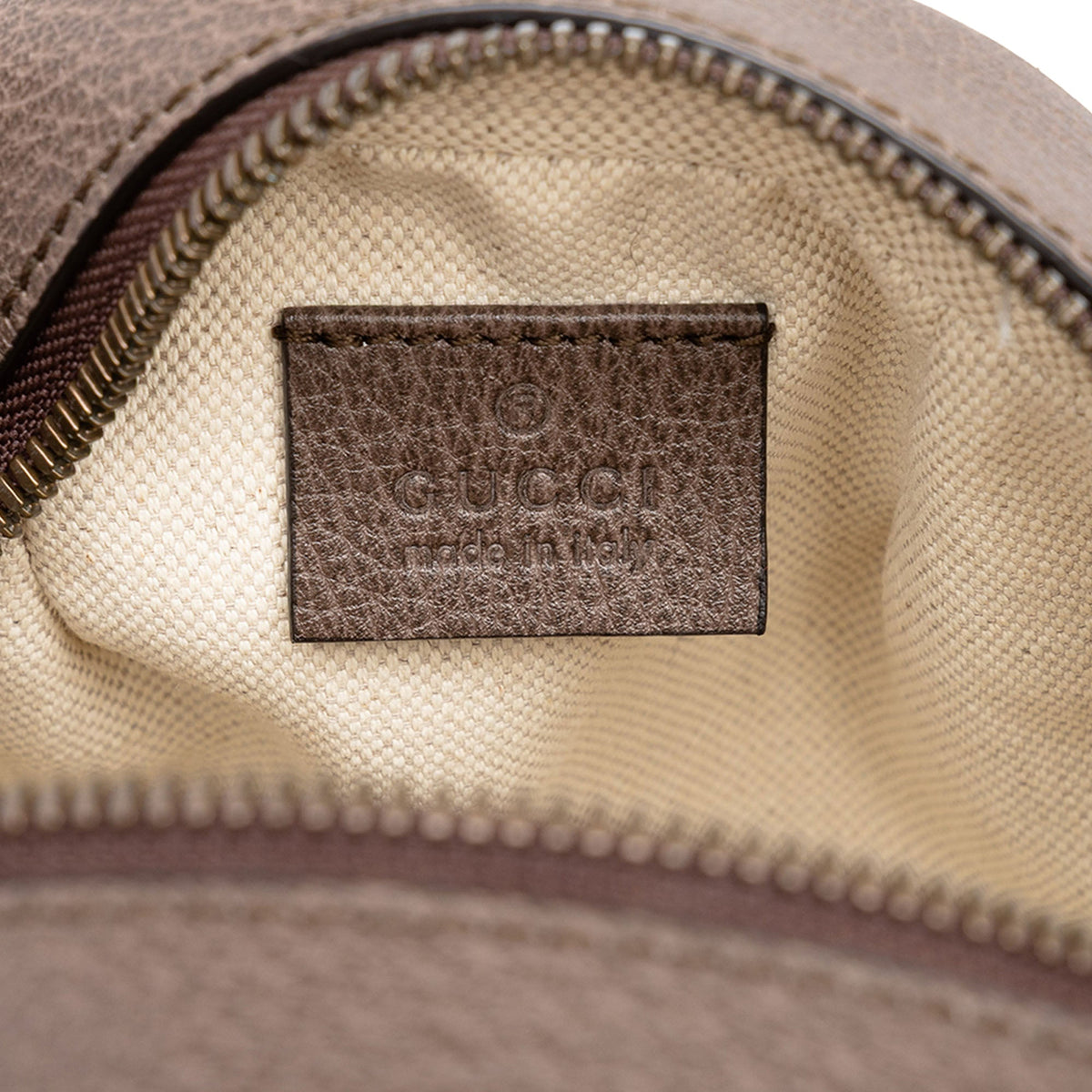 Gucci Mini GG Supreme Ophidia Basketball Bag — Beige