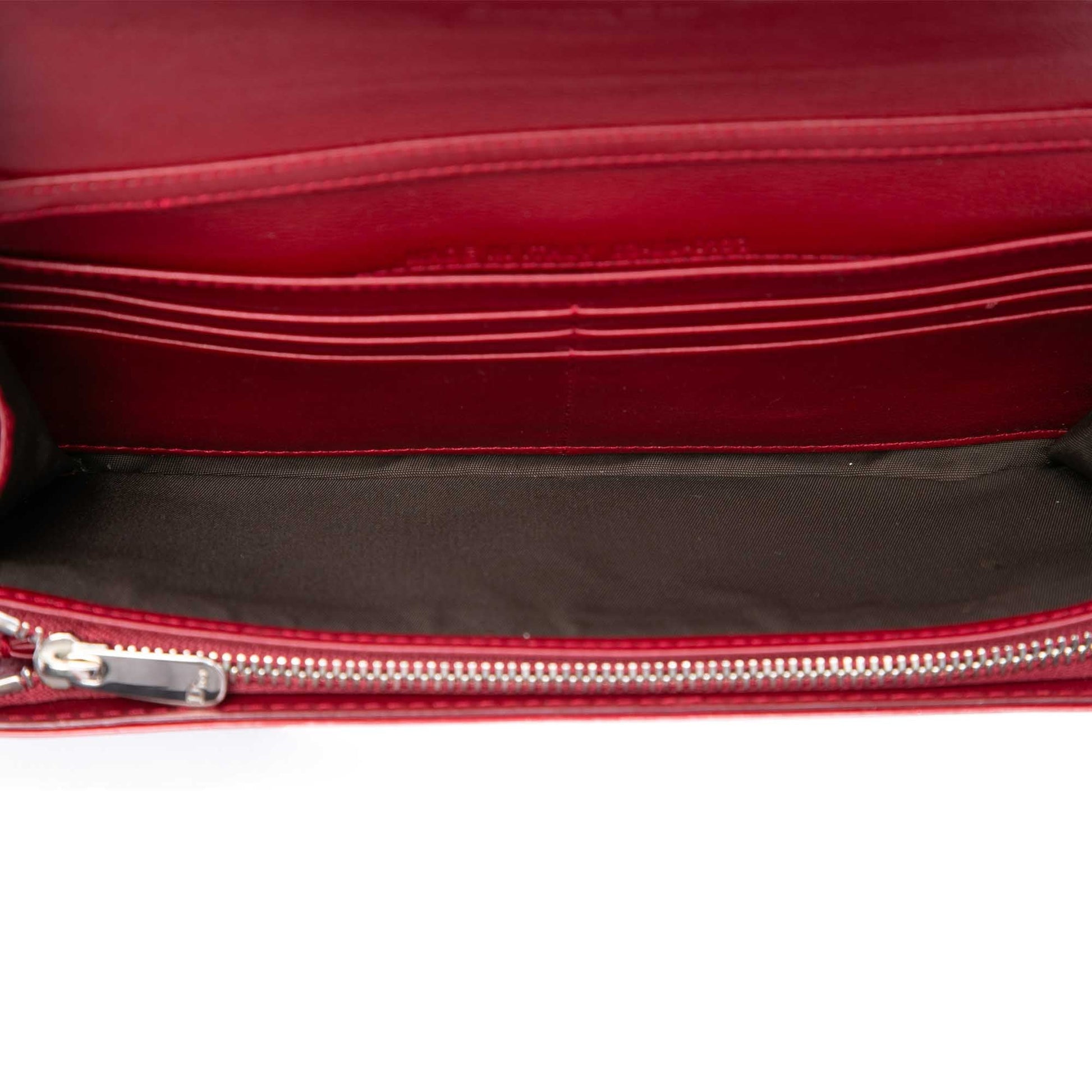Dior Patent Cannage Miss Dior Wallet on Chain