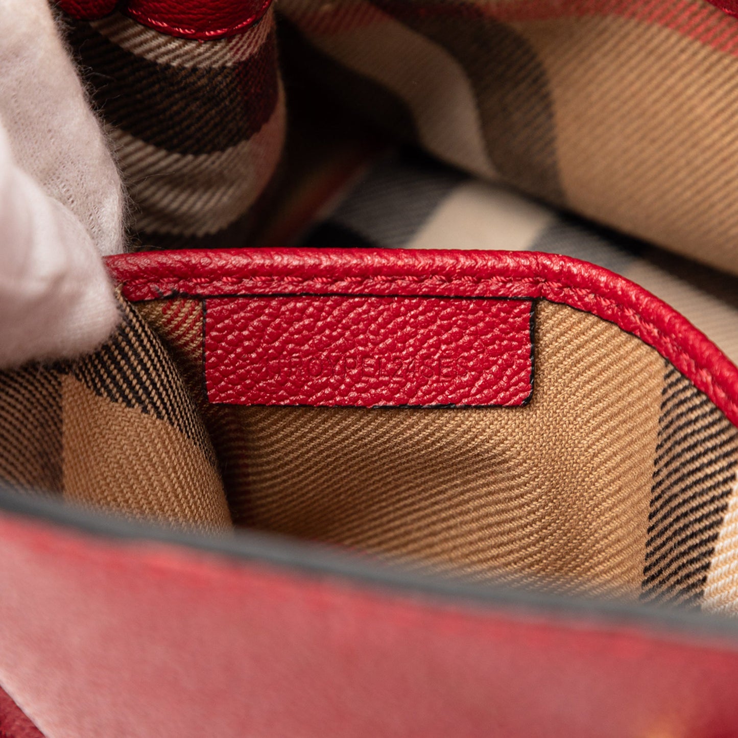 Small Grained Leather Buckle Tote