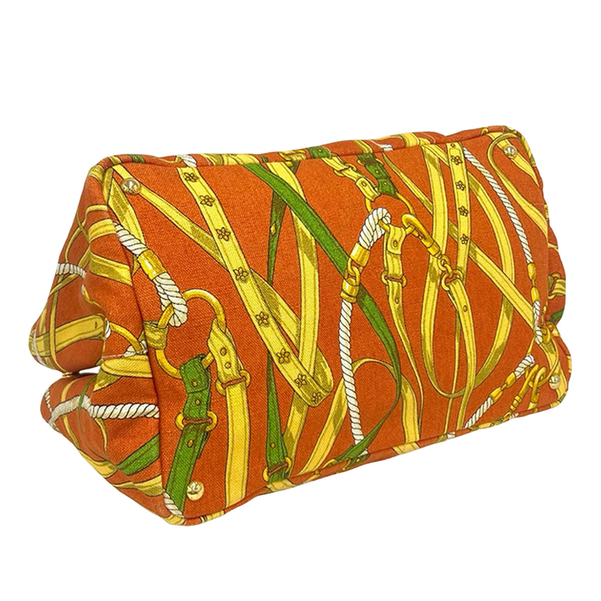 Prada Printed Canvas Canapa Tote