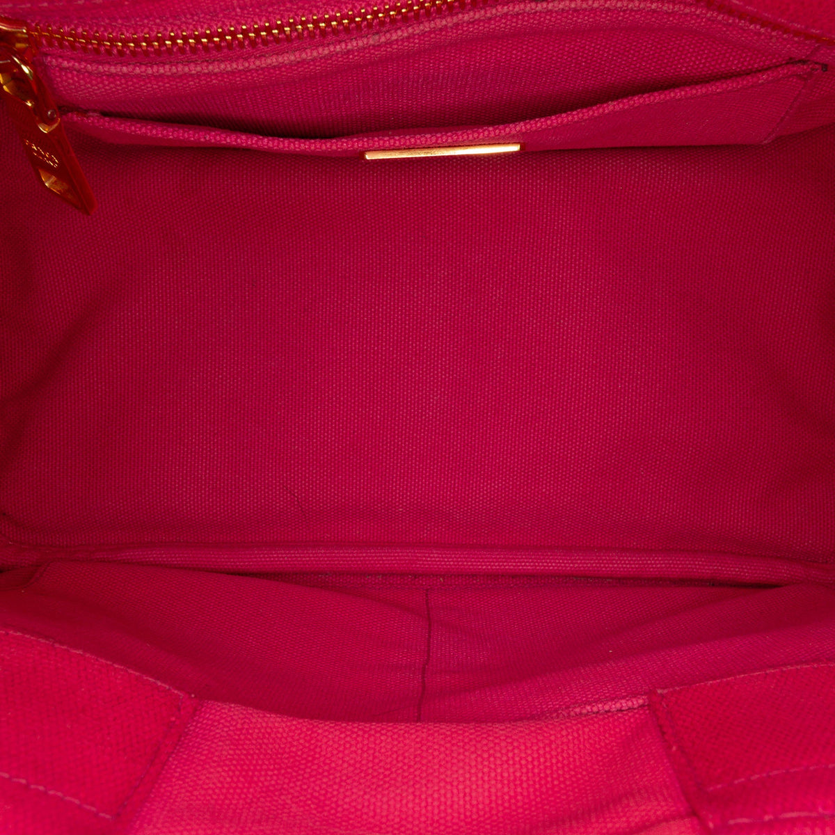 Prada Small Canvas Canapa Logo Tote — Pink