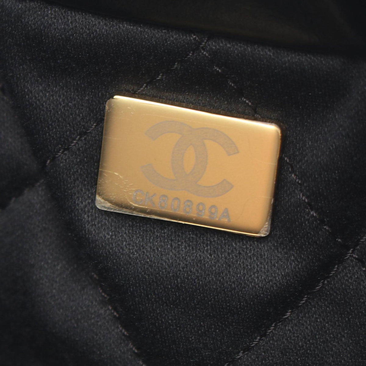Chanel Mini Shiny Calfskin Charms 22 Handbag