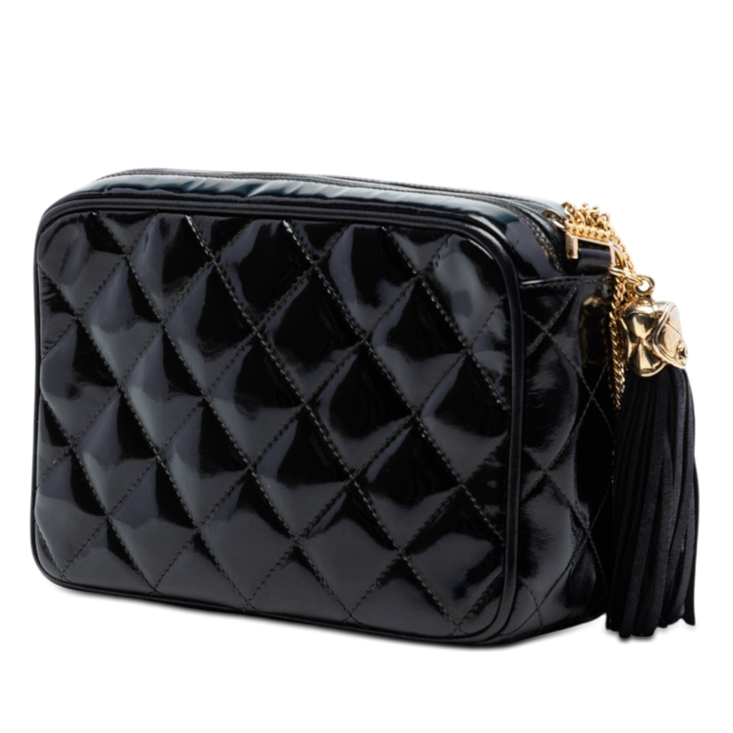 CC Quilted Patent Camera Bag