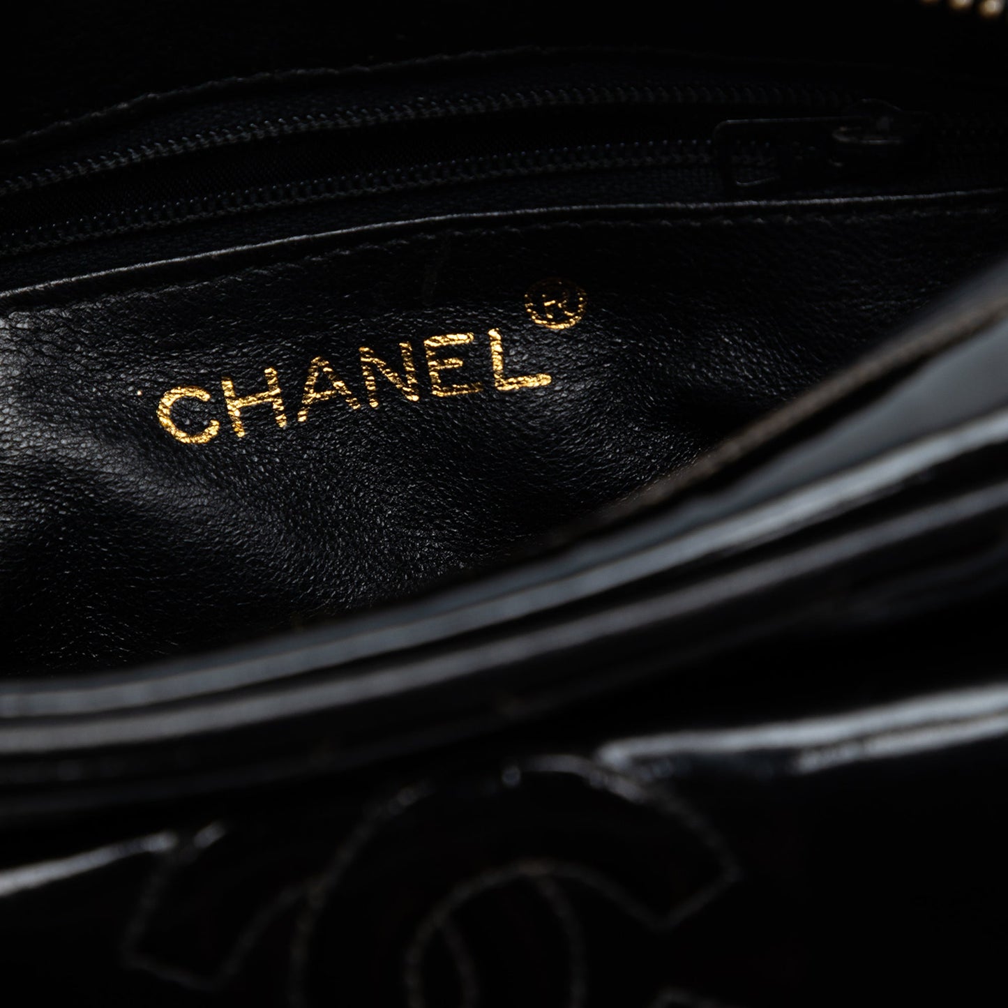CC Quilted Patent Camera Bag