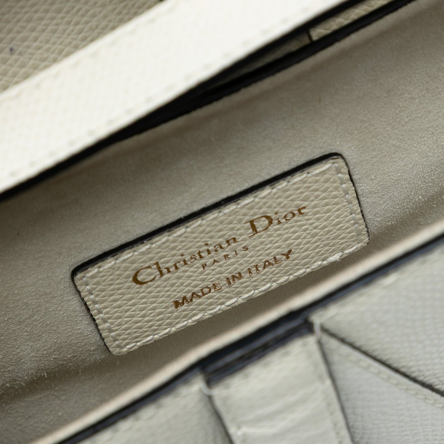 Dior Mini Grained Calfskin Saddle Bag