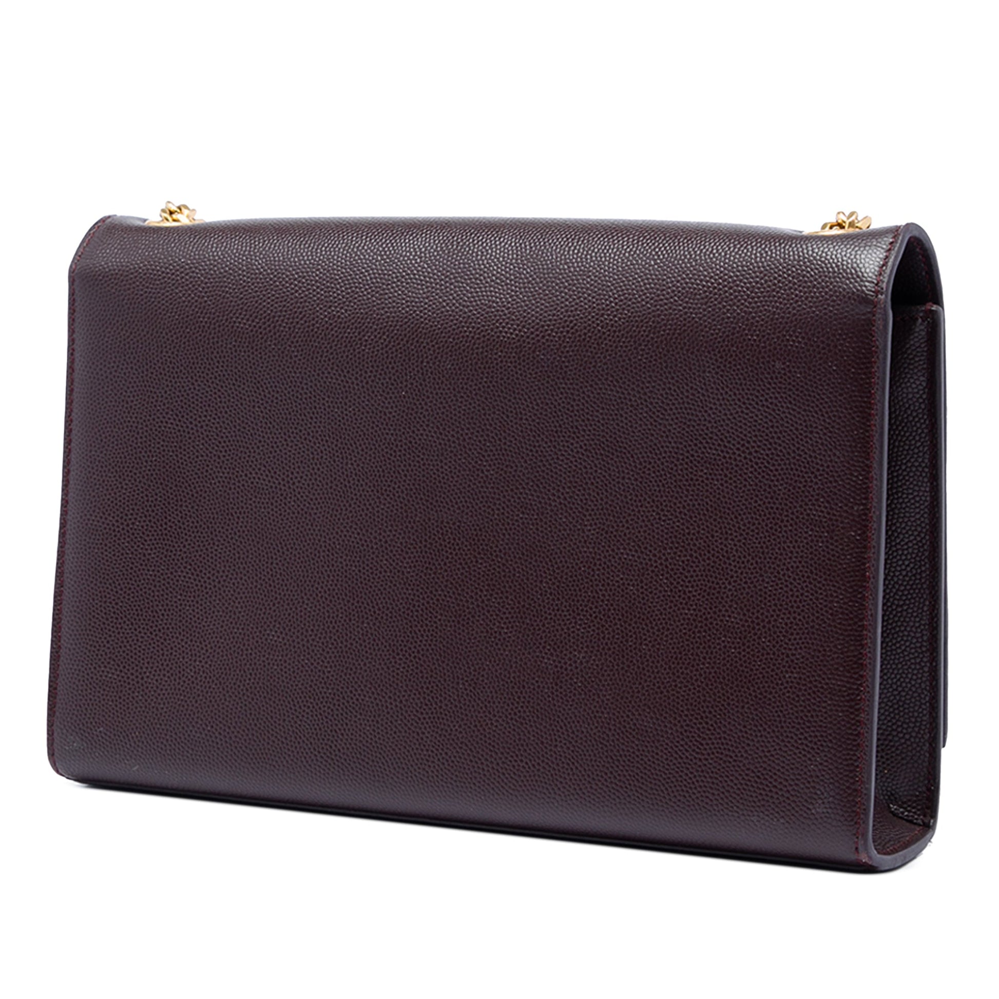 Saint Laurent Medium Grain De Poudre Monogram Kate Crossbody