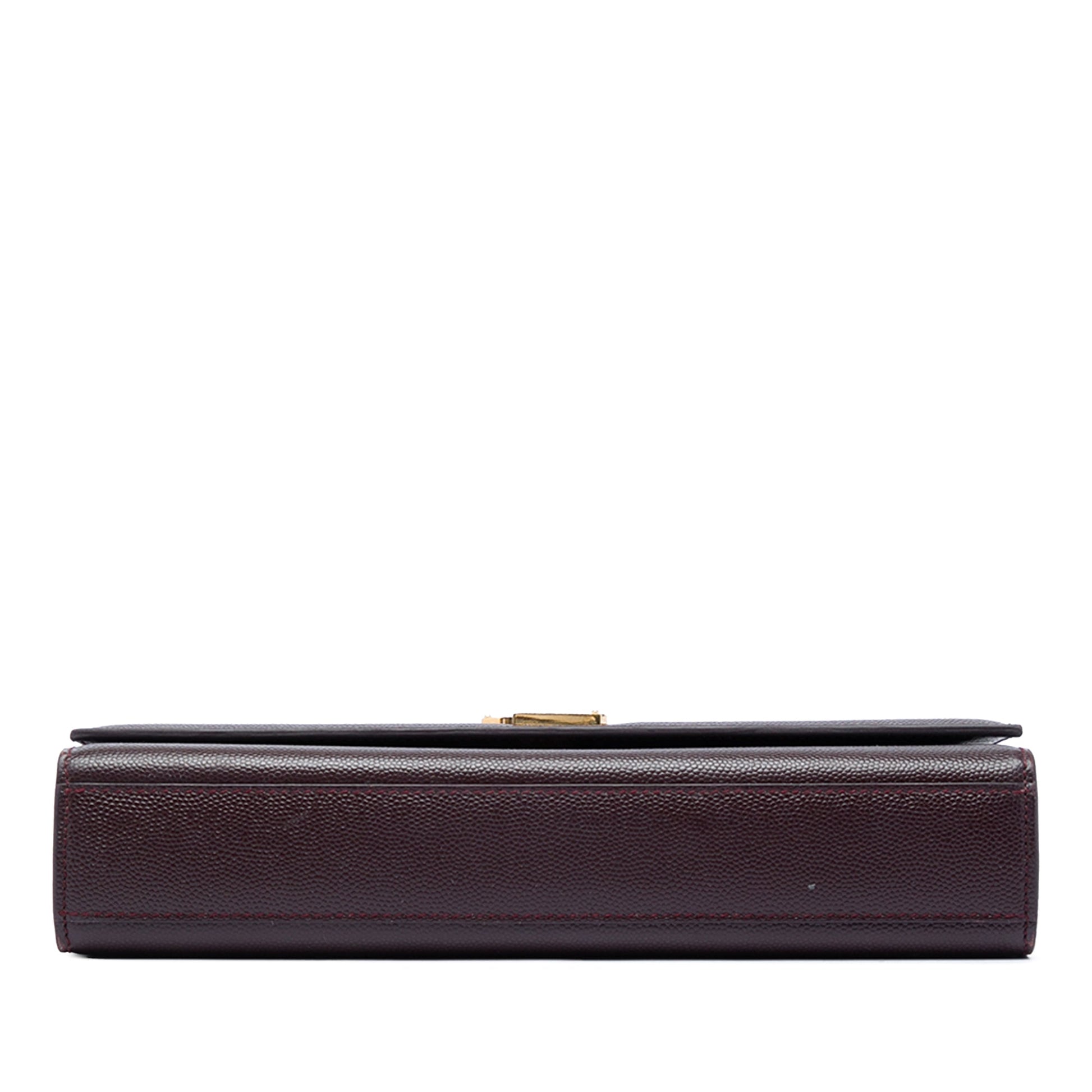 Saint Laurent Medium Grain De Poudre Monogram Kate Crossbody