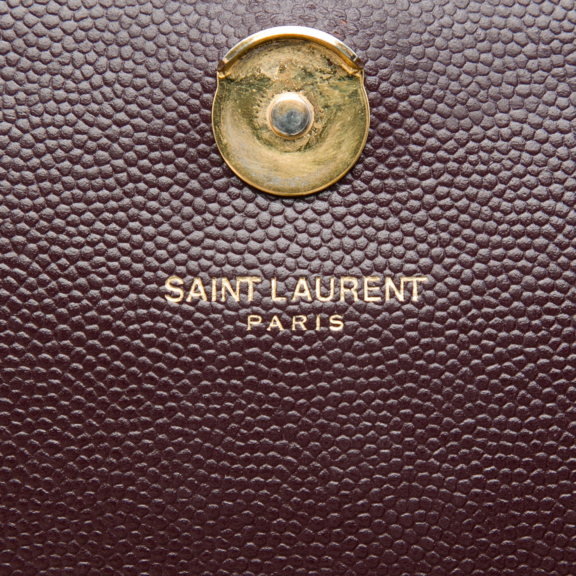 Saint Laurent Medium Grain De Poudre Monogram Kate Crossbody