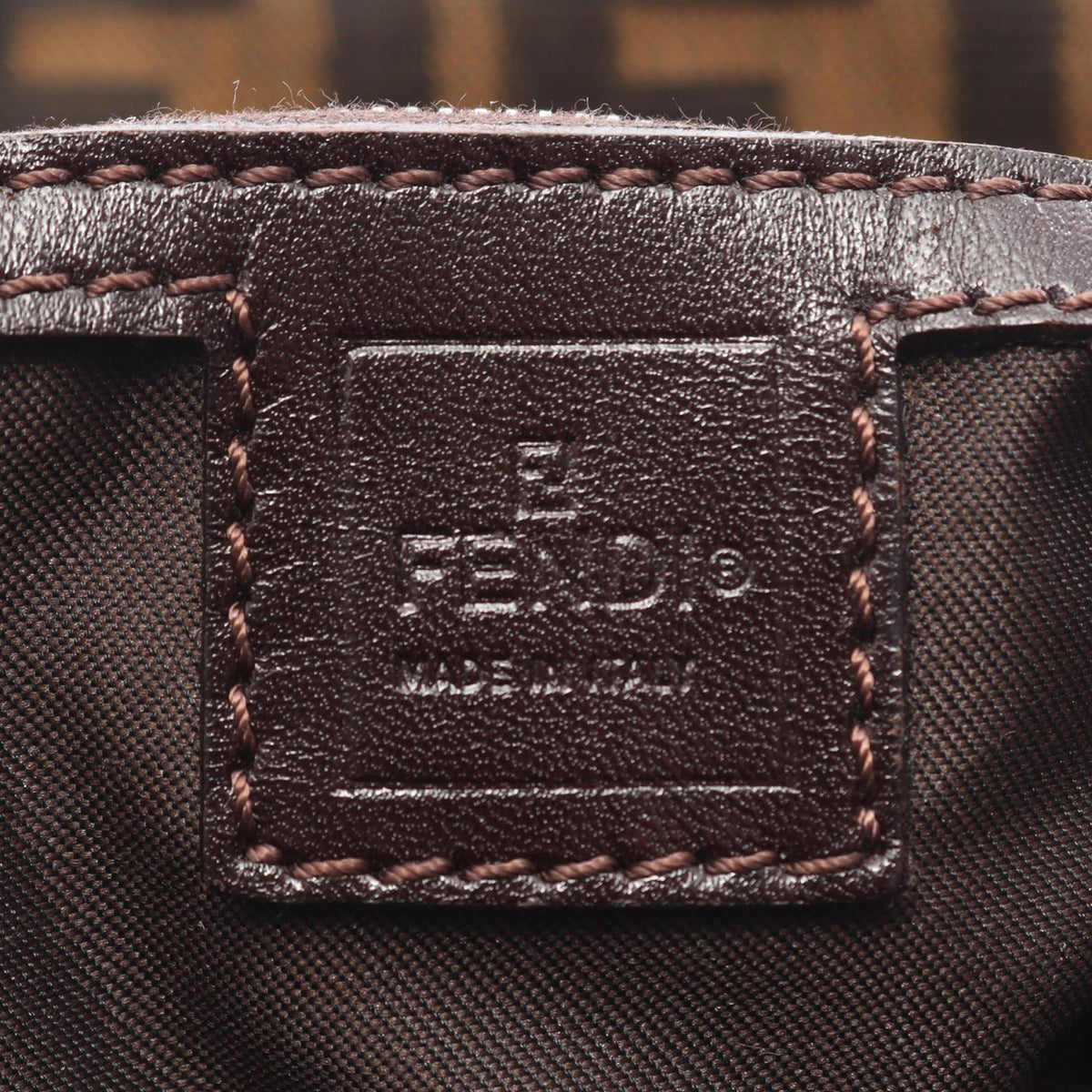 Fendi Zucca Canvas Baguette