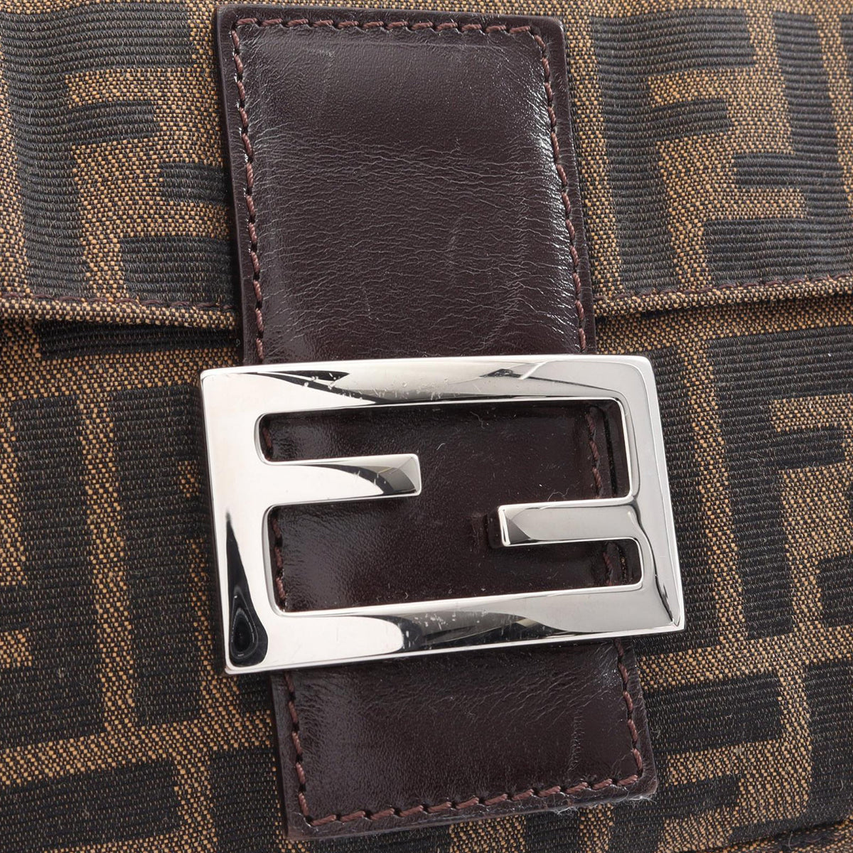 Fendi Zucca Canvas Baguette