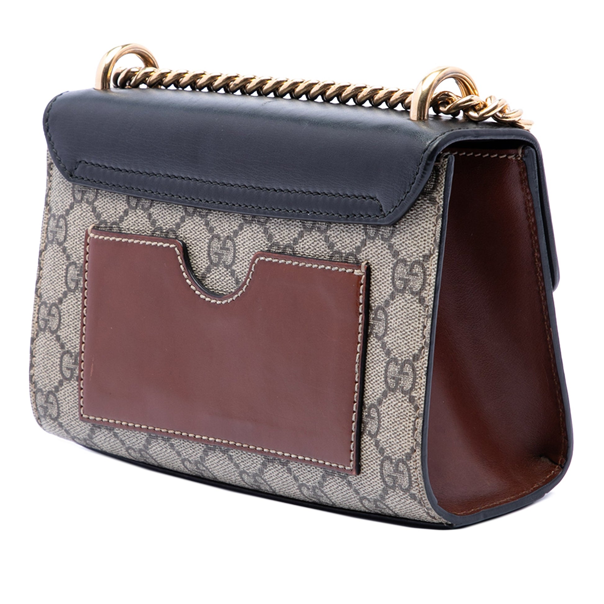 Gucci Small GG Supreme Padlock Crossbody