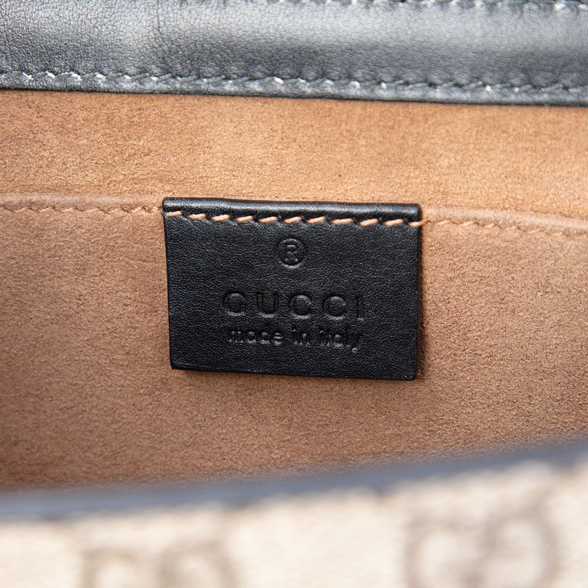 Gucci Small GG Supreme Padlock Crossbody
