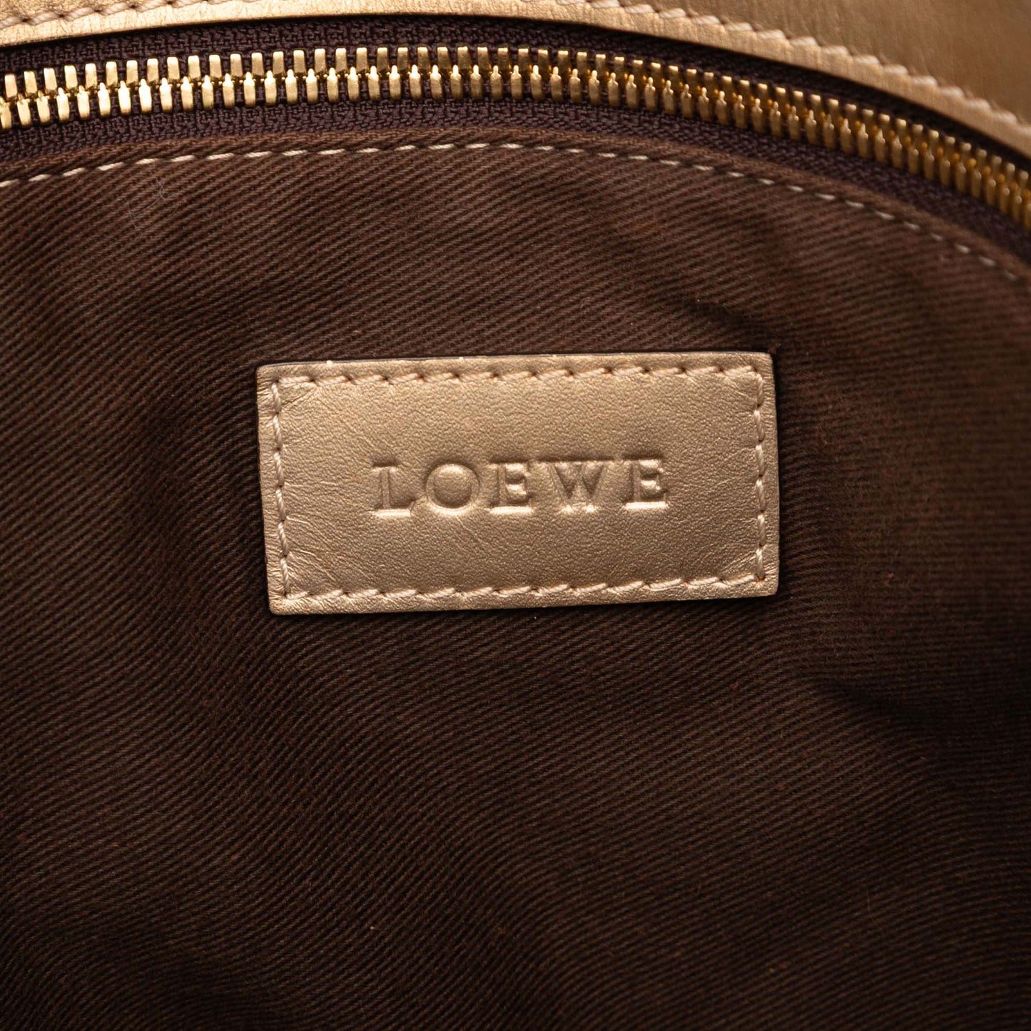 LOEWE Canvas Anagram Satchel