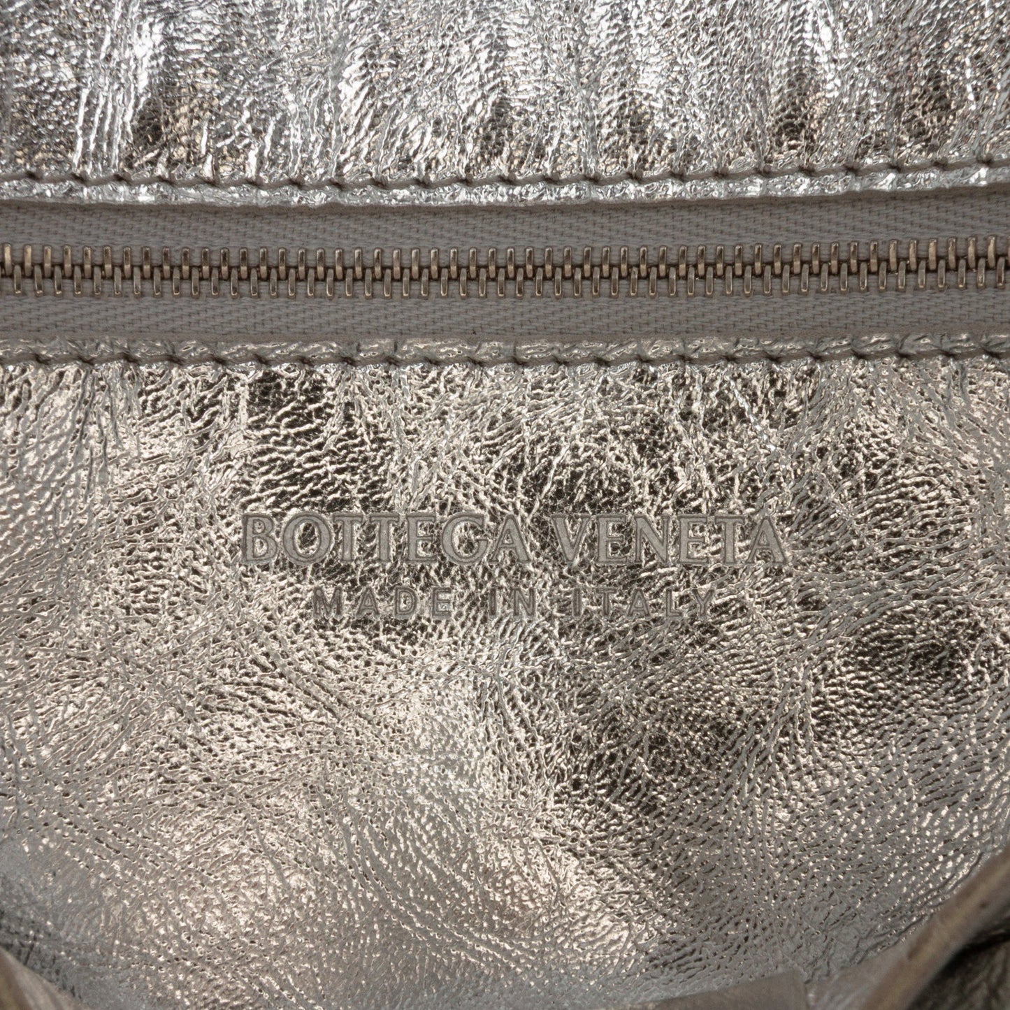 Bottega Veneta Metallic Nappa Intrecciato Cassette Crossbody