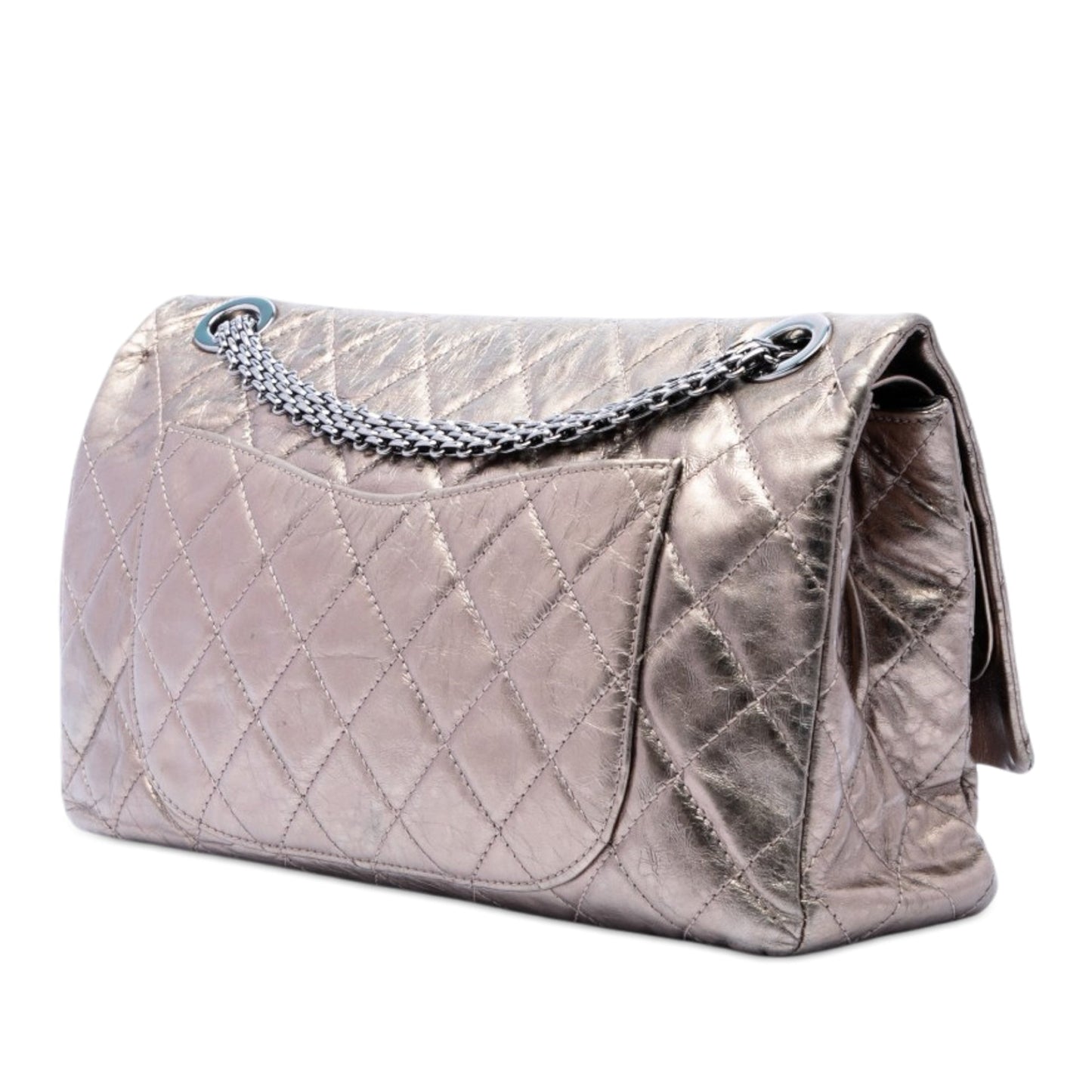 Chanel Metallic Aged Calfskin Reissue 2.55 Double Flap 227