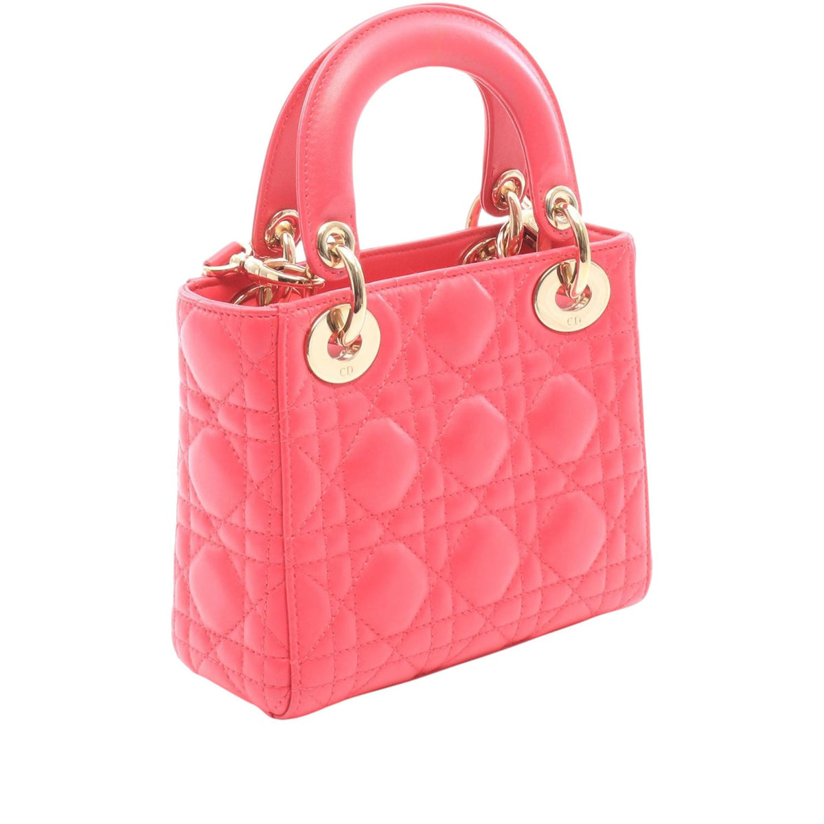 Dior Mini Lambskin Cannage Lady Dior