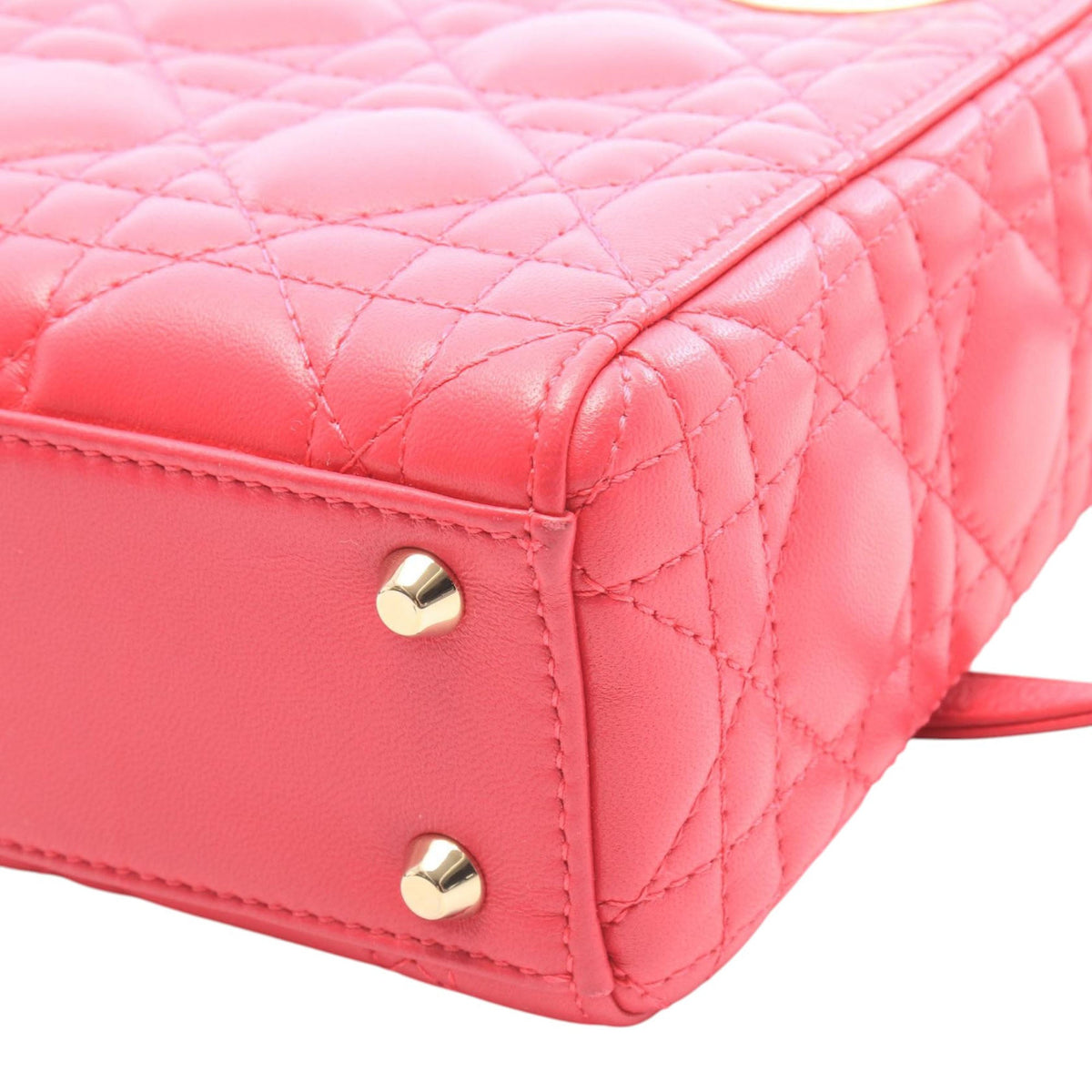 Dior Mini Lambskin Cannage Lady Dior