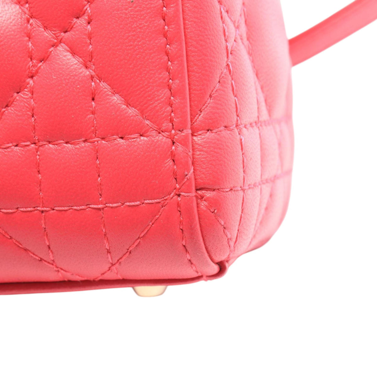 Dior Mini Lambskin Cannage Lady Dior