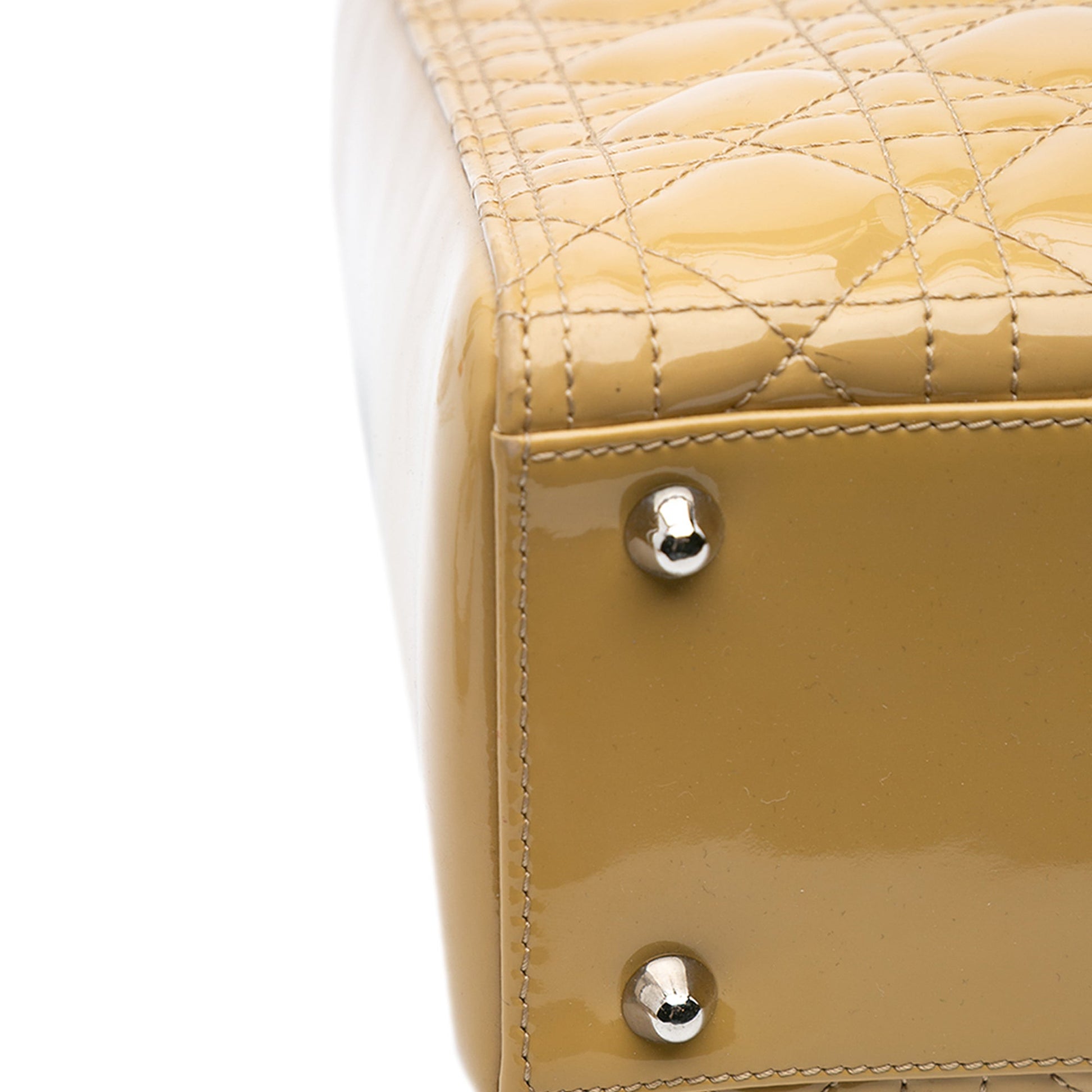 Dior Large Patent Cannage Lady Dior