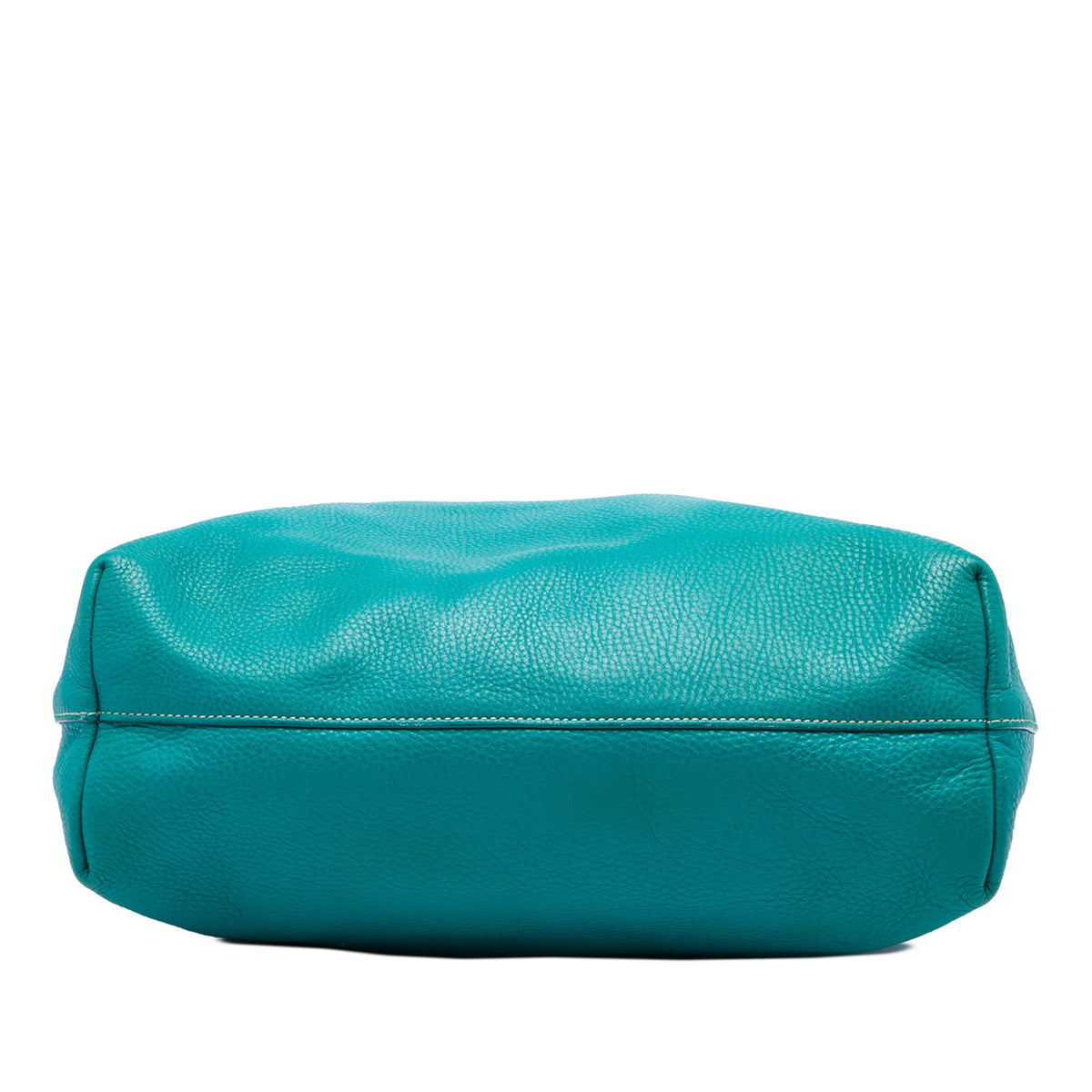 Prada Vitello Daino Open Convertible Tote — Blue