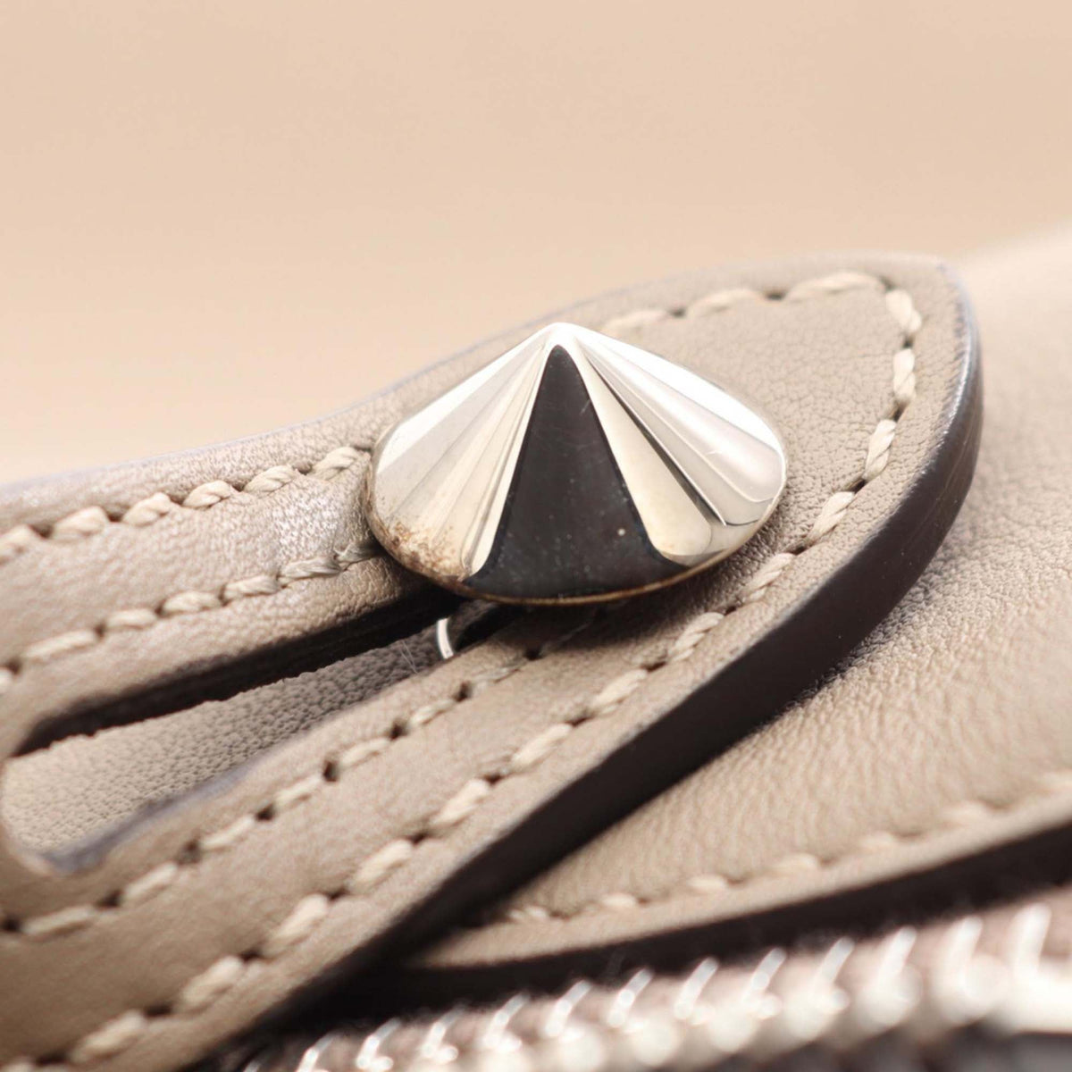 Fendi Medium Leather By The Way Satchel — Beige