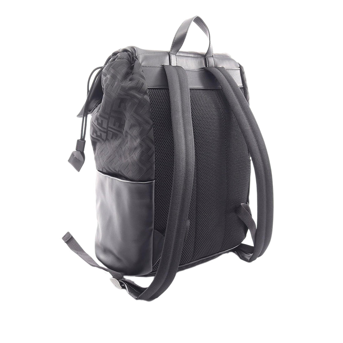 Fendi FF Nylon and Leather Backpack