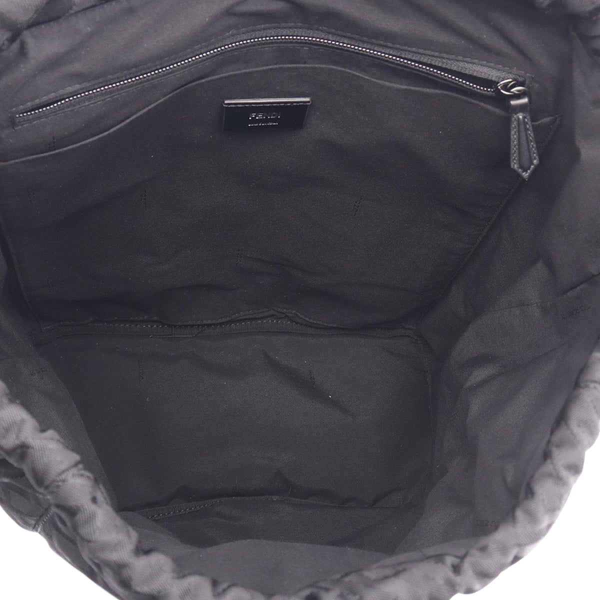 Fendi FF Nylon and Leather Backpack