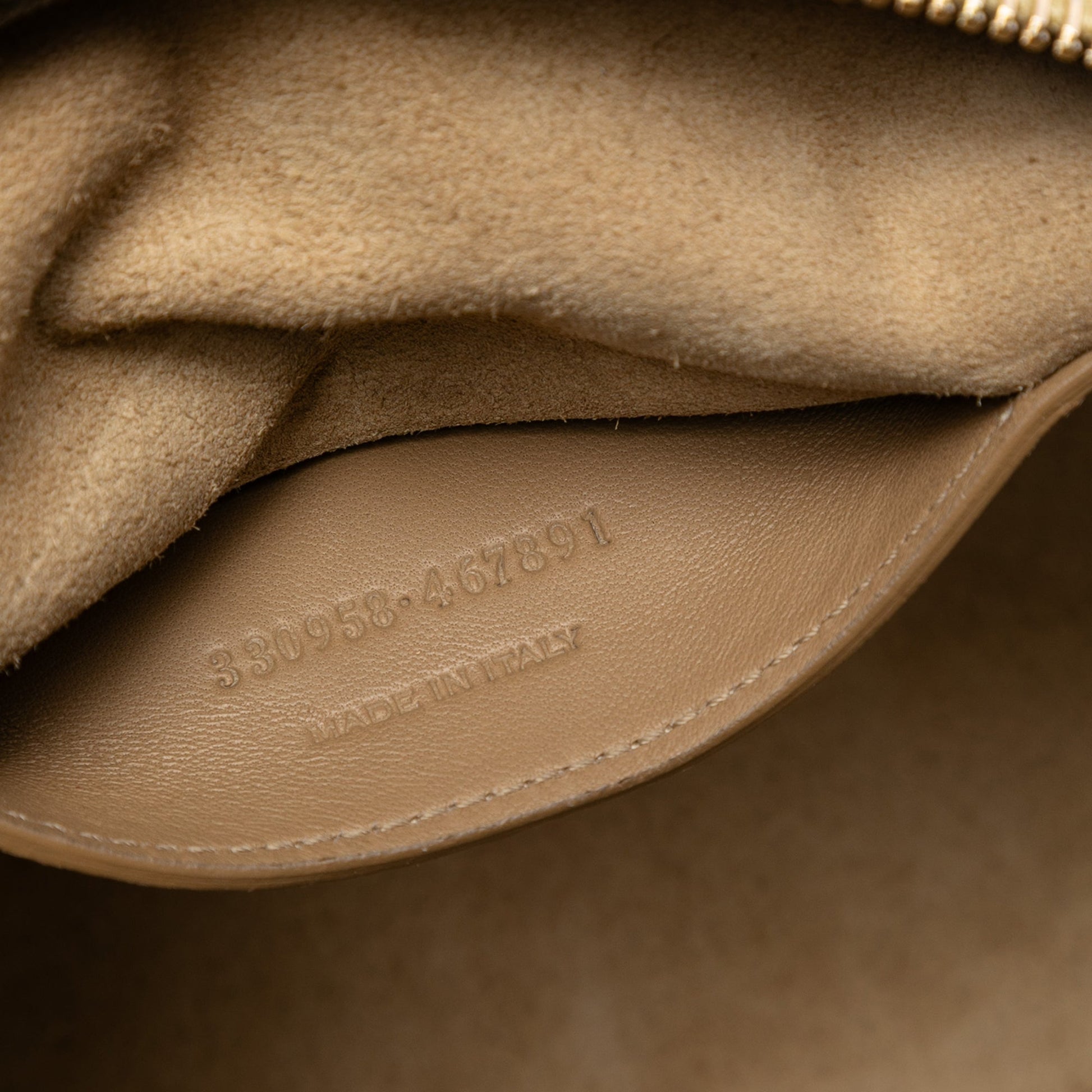 Saint Laurent Baby Metallic Leather Classic Duffle Satchel