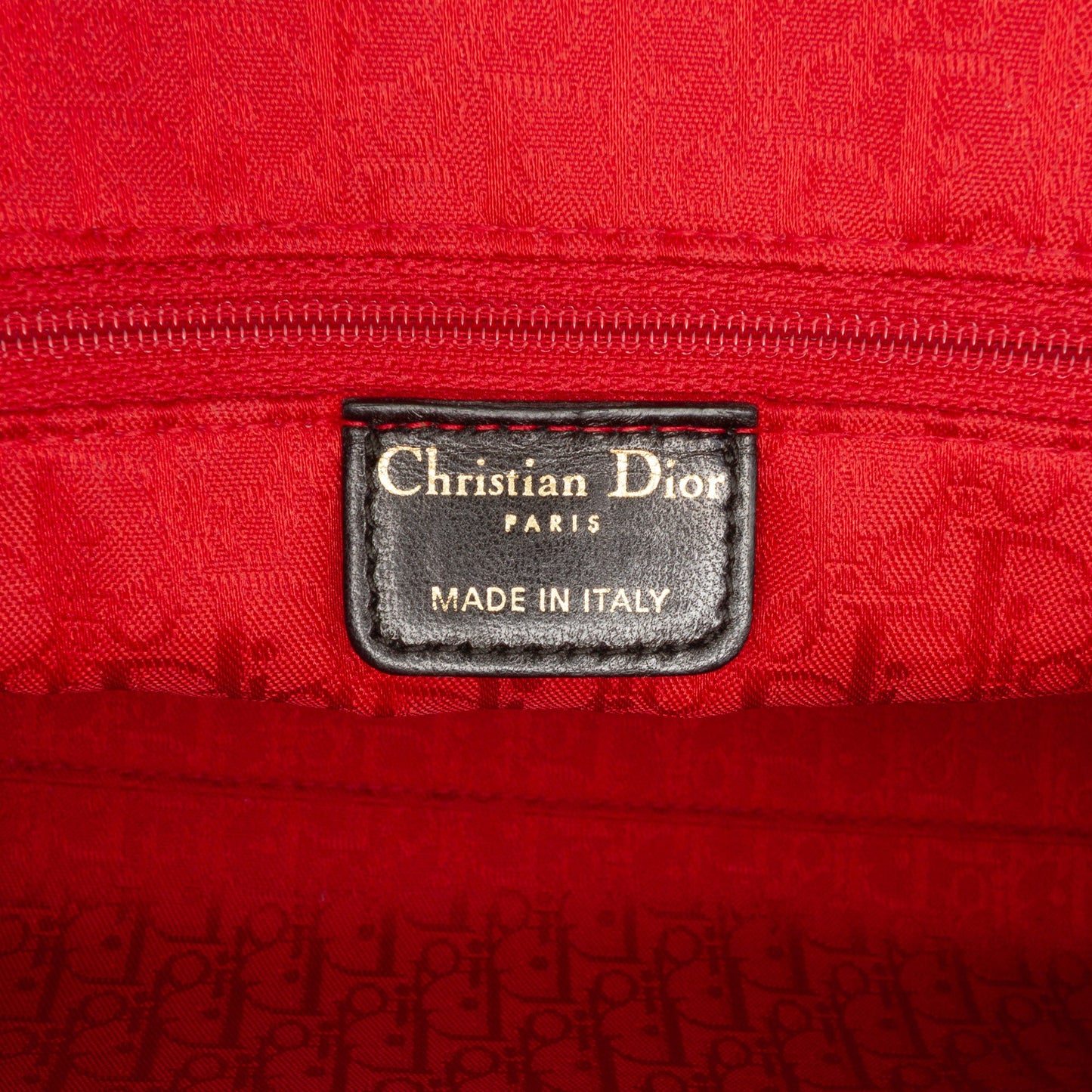 Dior Large Lambskin Cannage Lady Dior