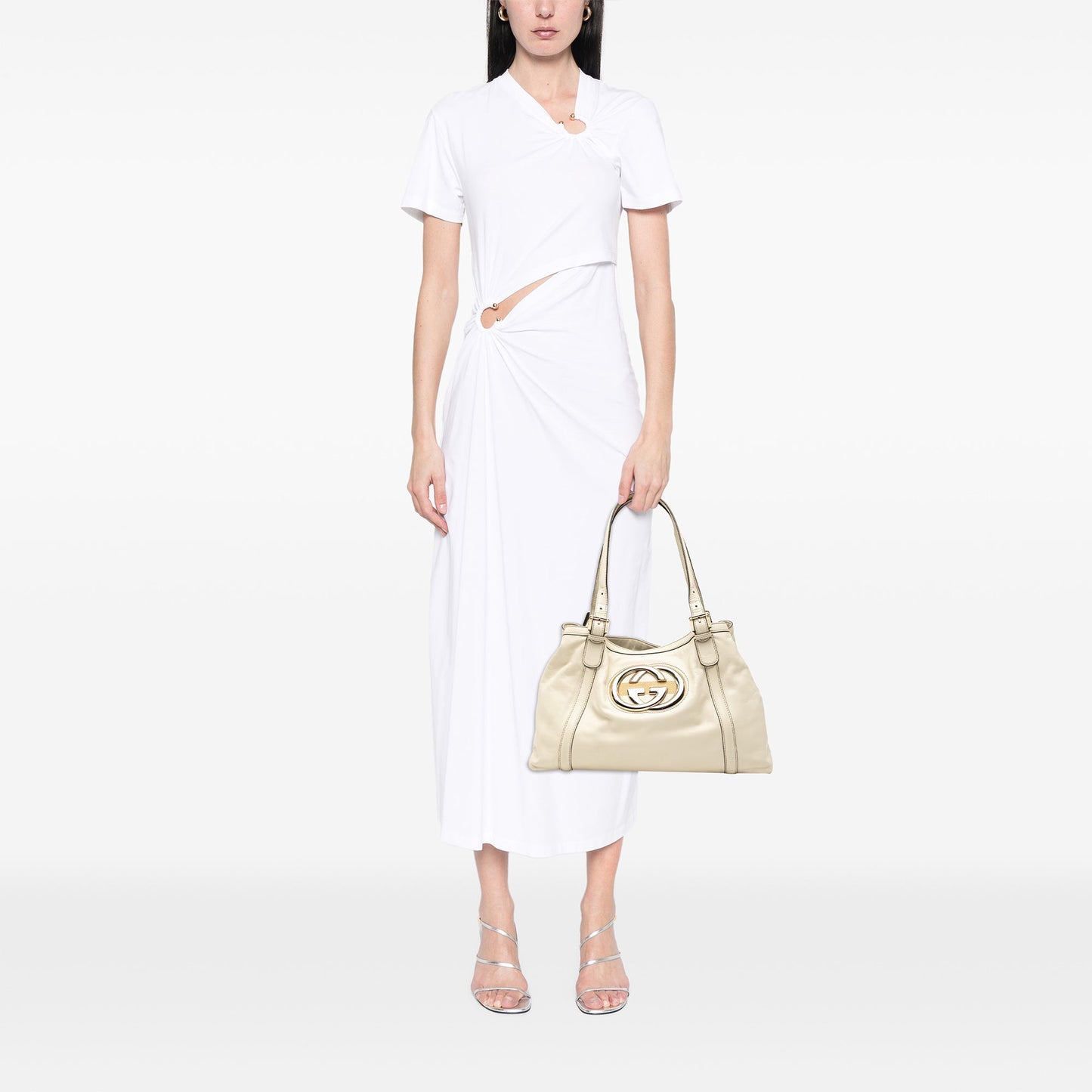 Gucci Leather Dialux Britt Tote