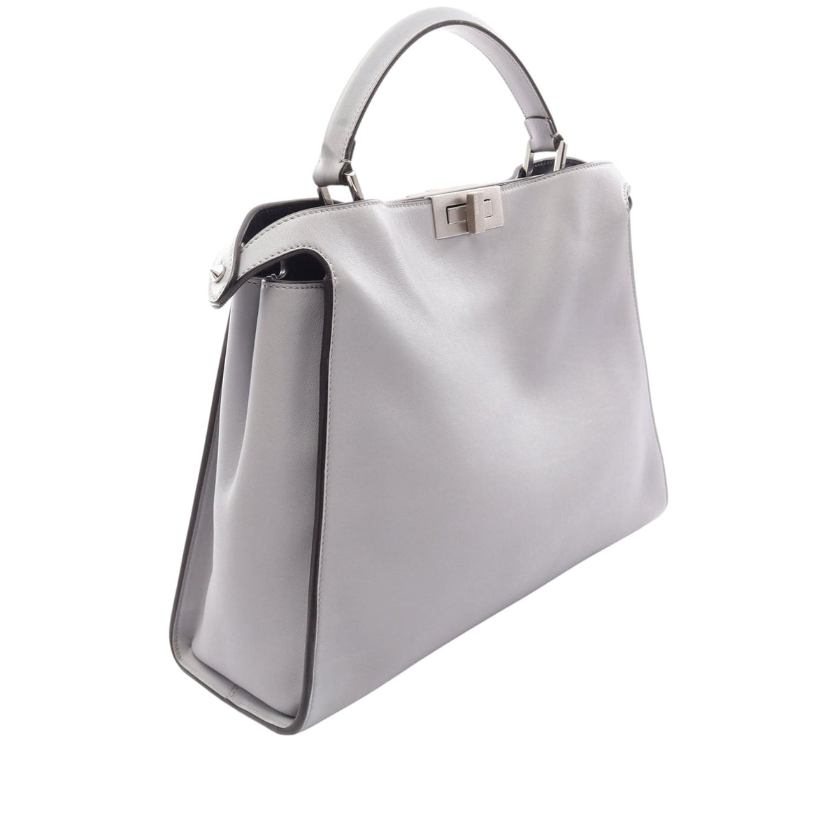 Fendi Large Leather Peekaboo Essential Satchel