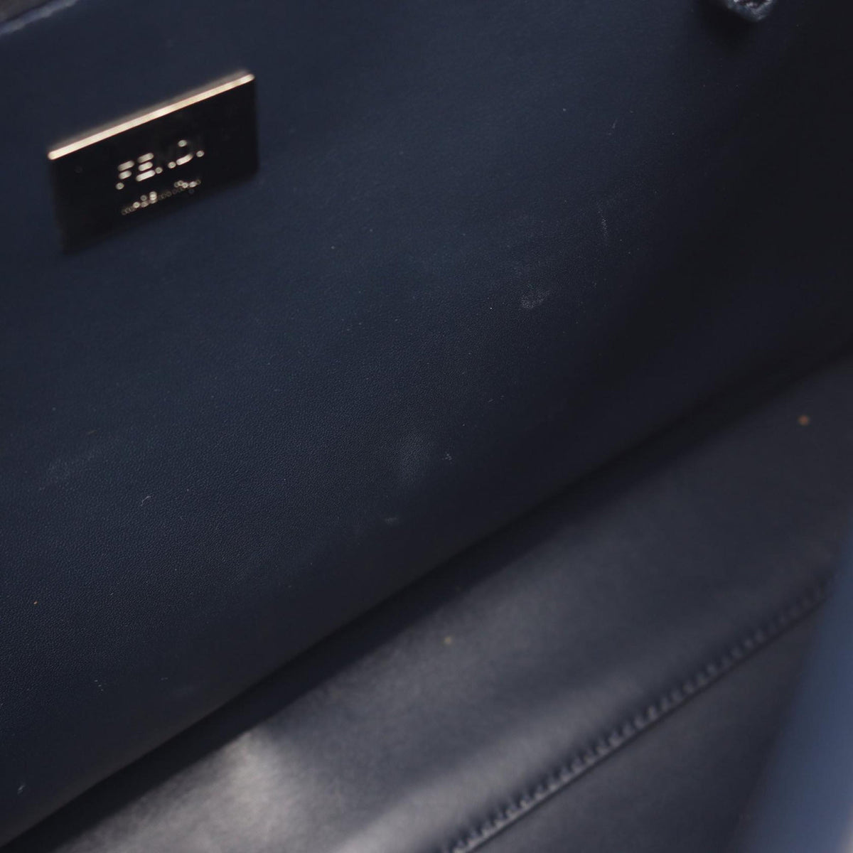 Fendi Large Leather Peekaboo Essential Satchel
