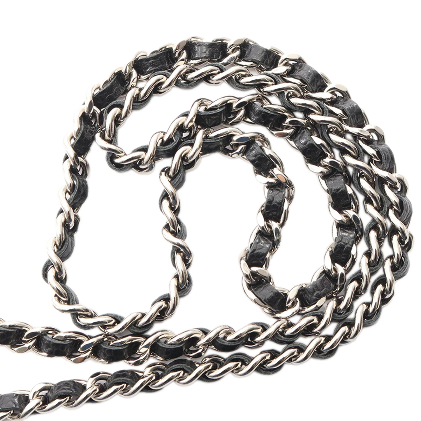 Chanel CC Quilted Caviar Wallet on Chain
