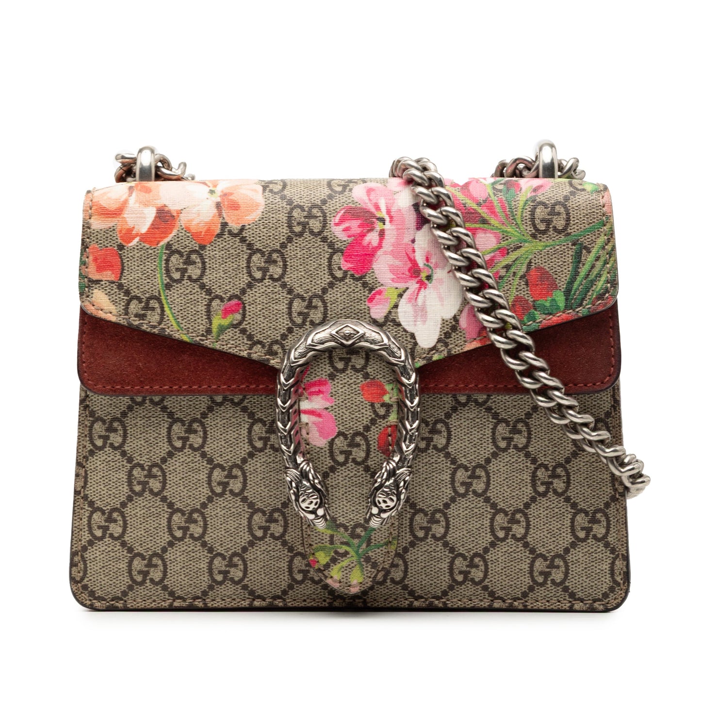 Gucci Small GG Supreme Blooms Dionysus Crossbody
