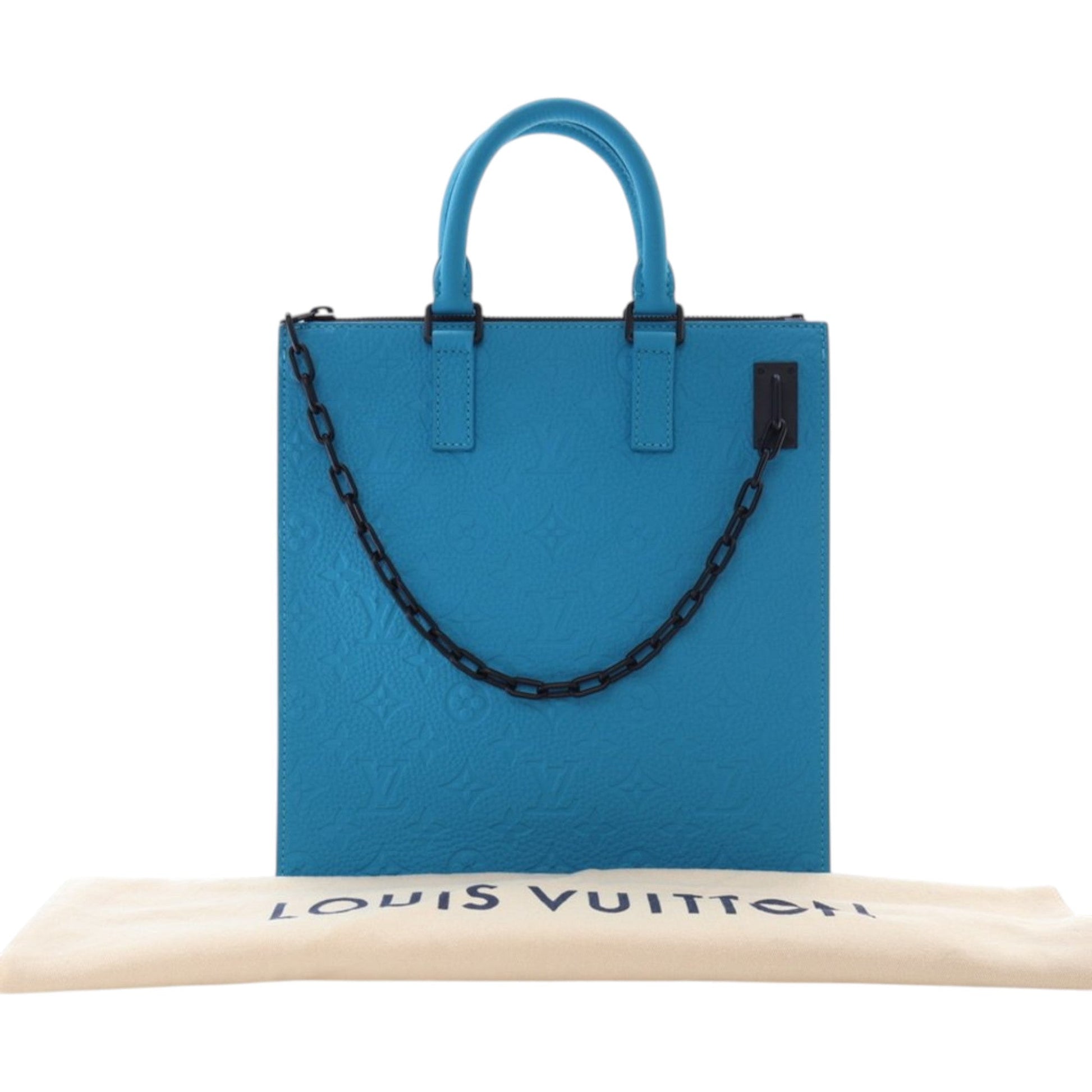 Louis Vuitton Monogram Taurillon Sac Plat