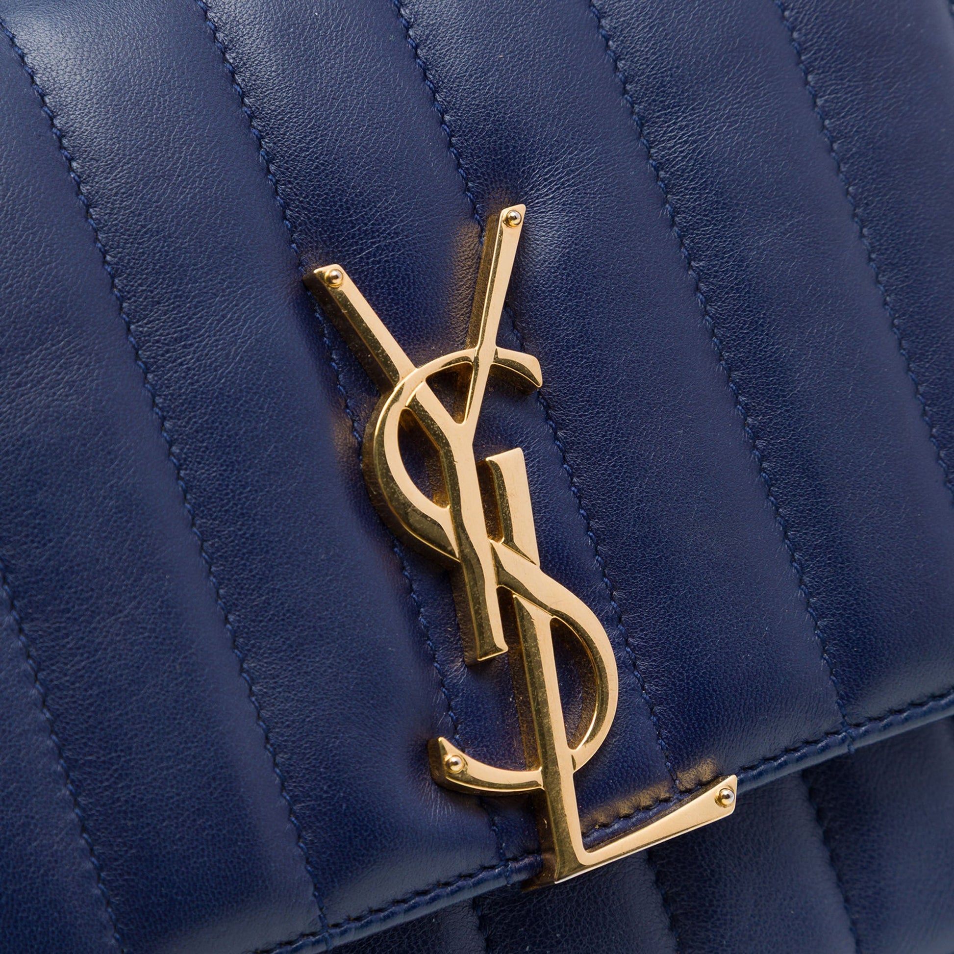 Saint Laurent Small Lambskin Vicky Crossbody