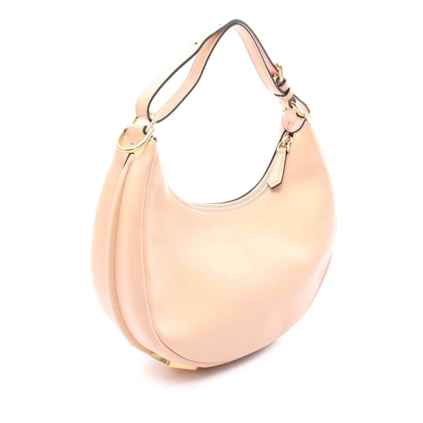 Fendi Small Leather Fendigraphy Hobo